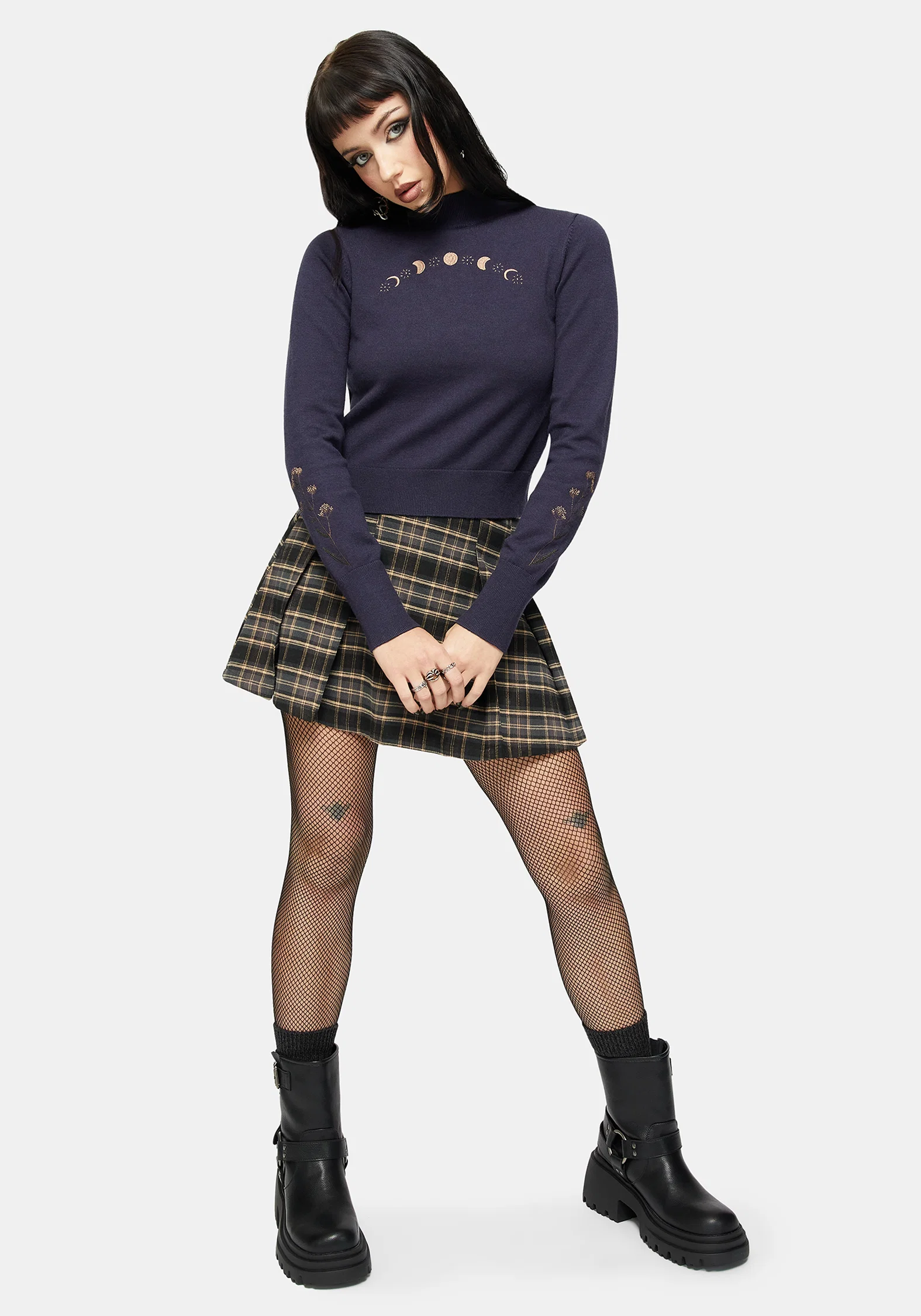 Griffinfly Embroidered Knit Jumper - Image 4