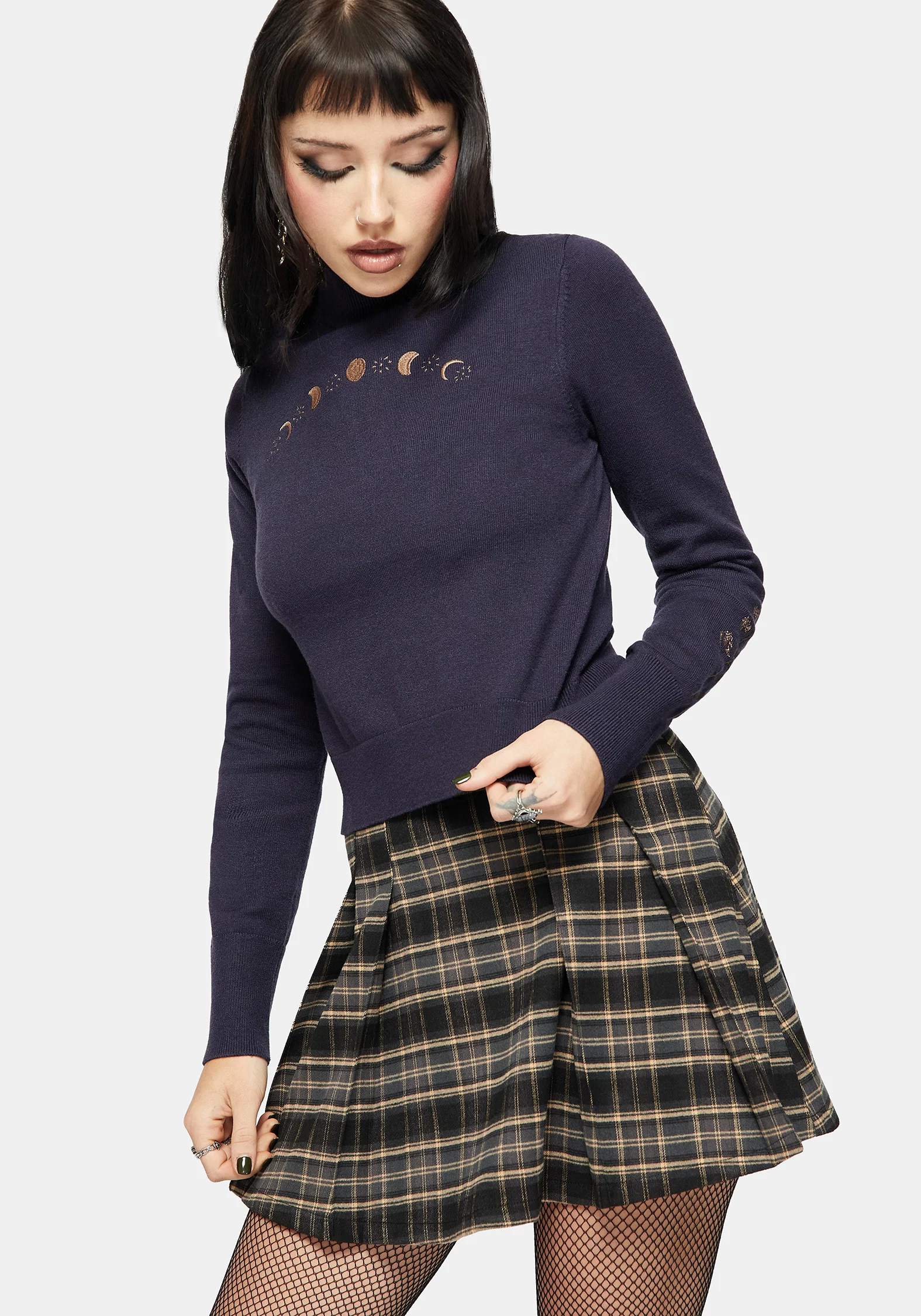 Griffinfly Embroidered Knit Jumper - Image 5