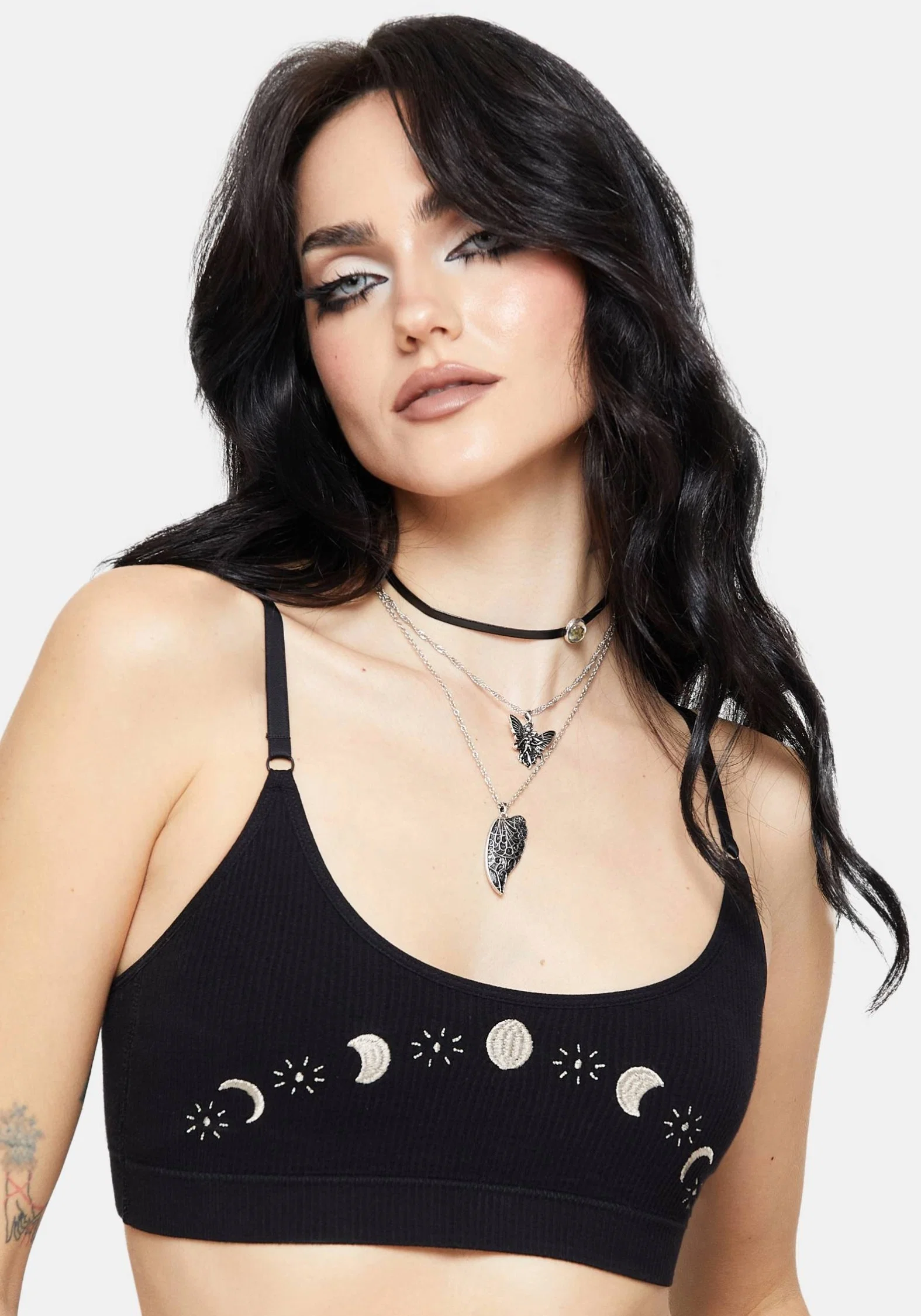 Griffinfly Embroidered Seamless Bralet Set - Image 2