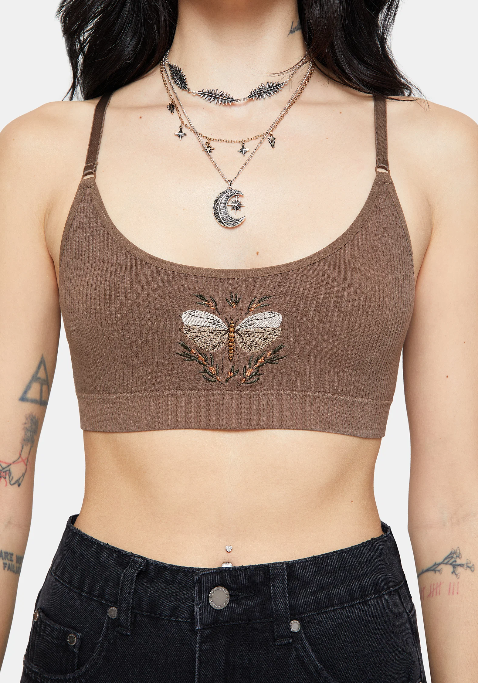 Griffinfly Embroidered Seamless Bralet Set - Image 6