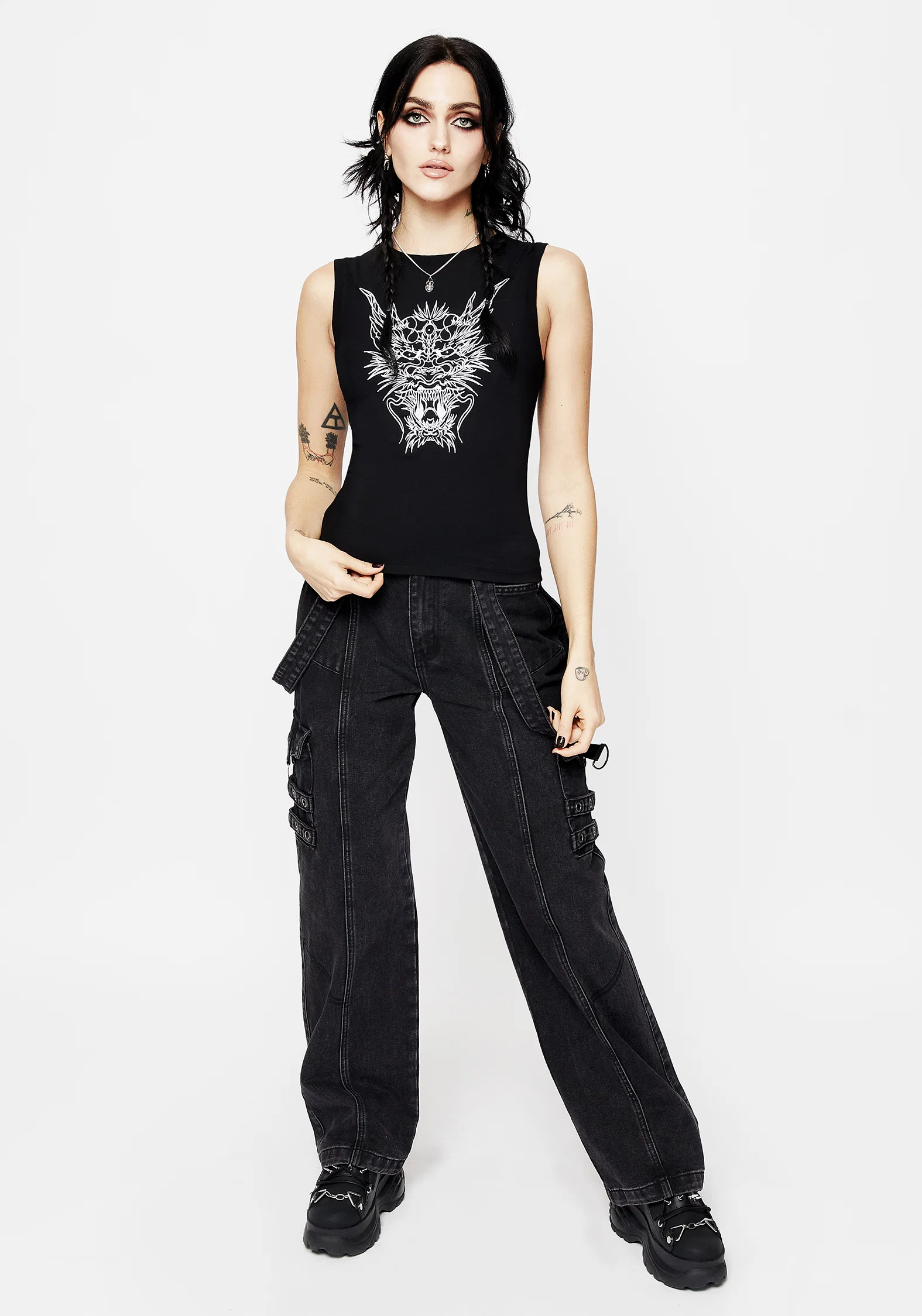 Guardian Embroidered Sleeveless Top - Image 4