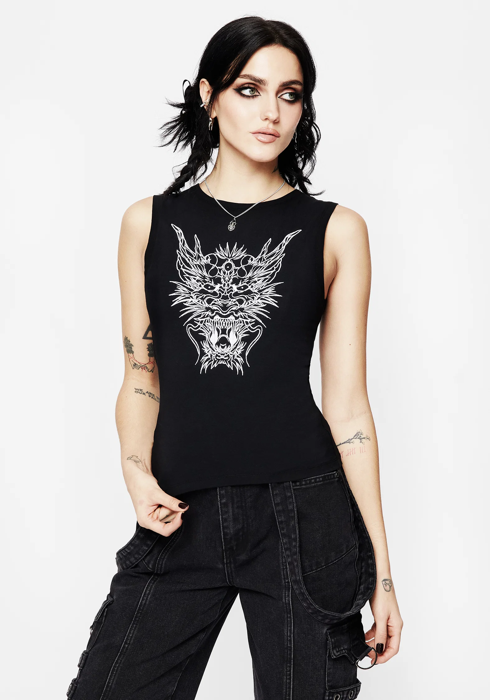 Guardian Embroidered Sleeveless Top - Image 5