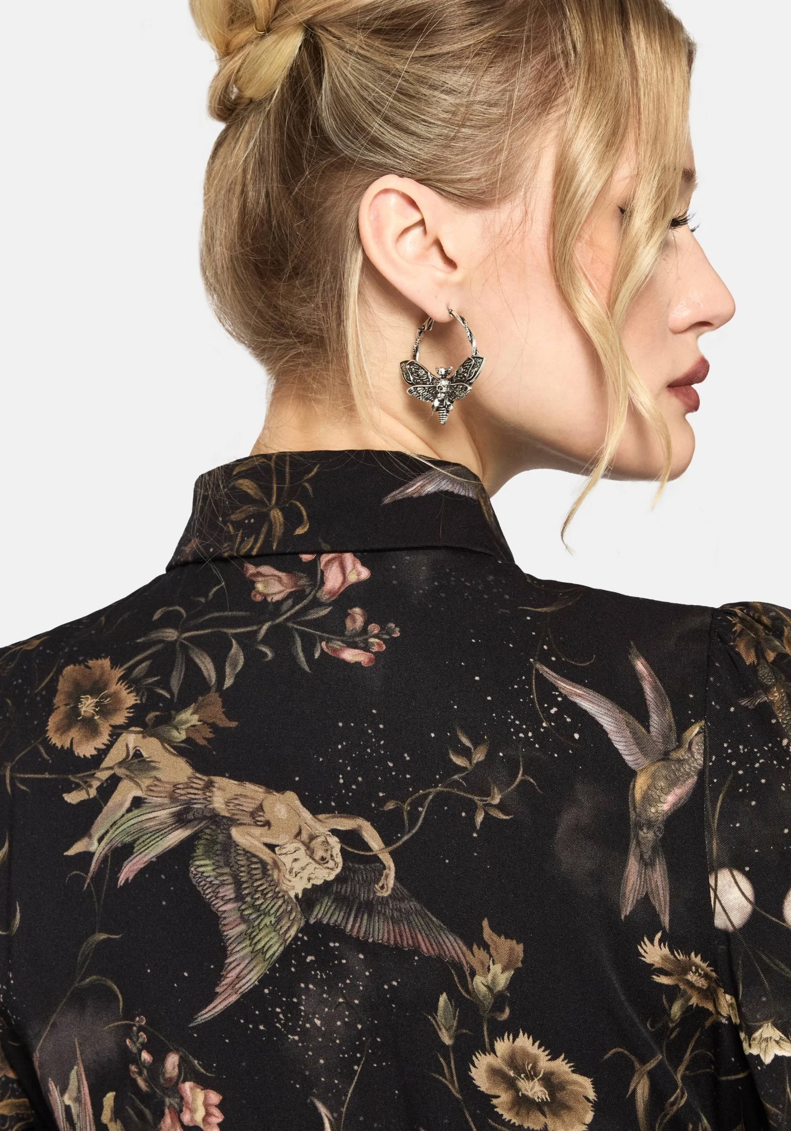 Harpyiai Print Tie Up Shirt - Image 2