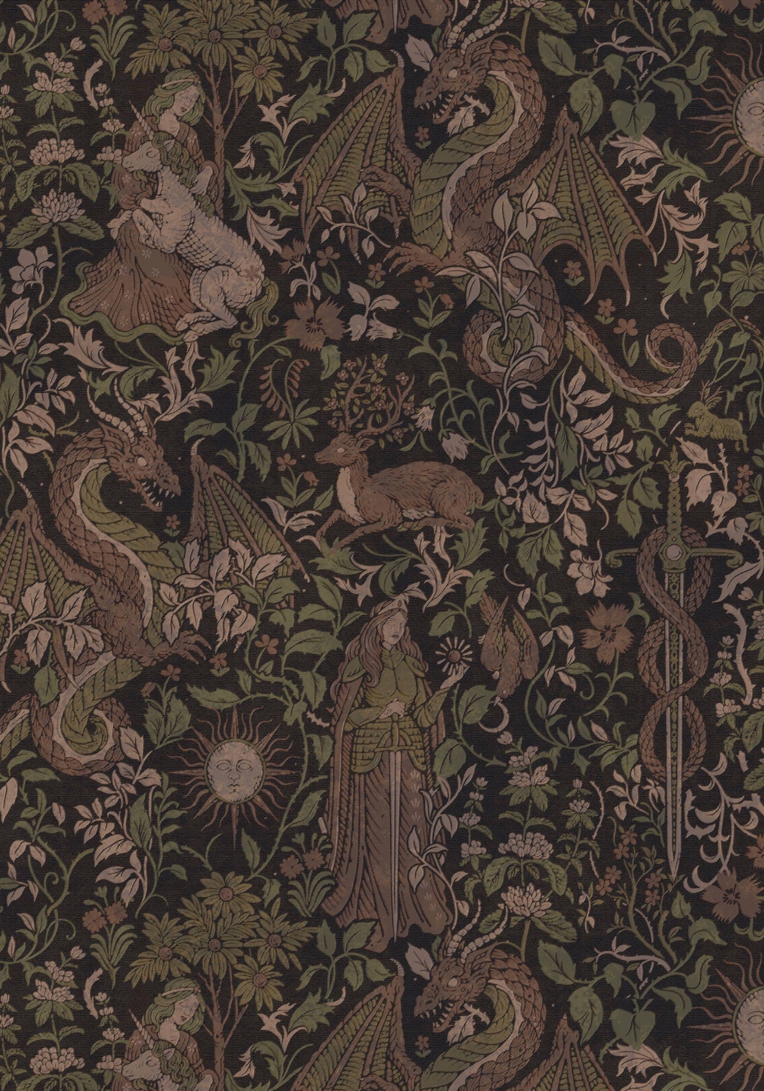 Haunt Medieval Print Mini Shirt Dress - Image 6