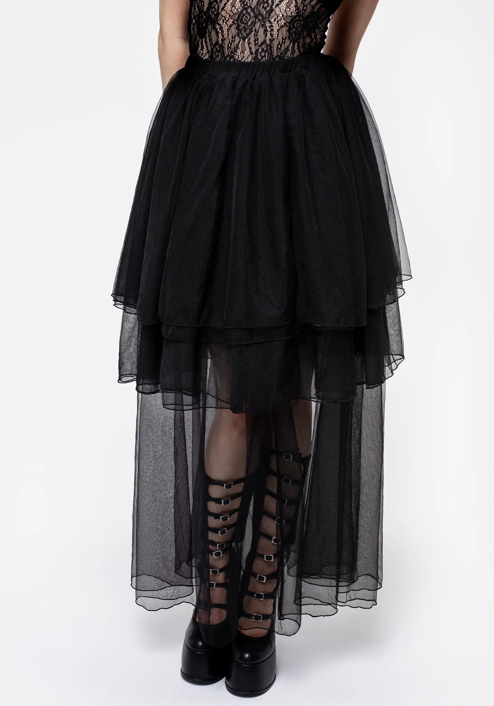 Headhunter Layered Tulle Maxi Skirt - Image 8