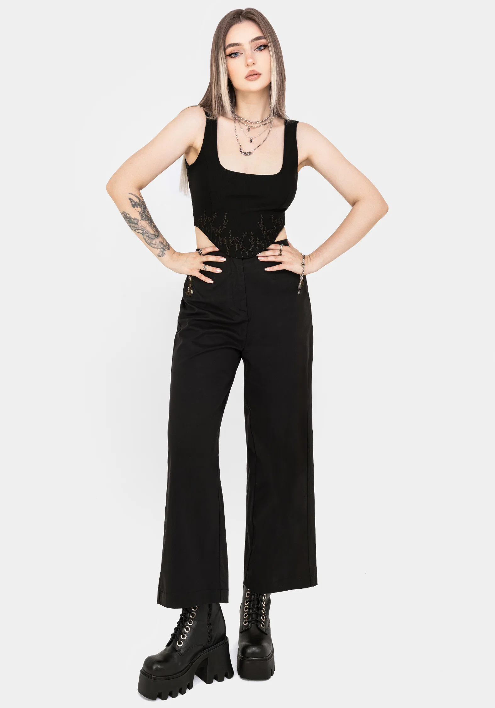 Helena Embroidered Corset Top - Image 6
