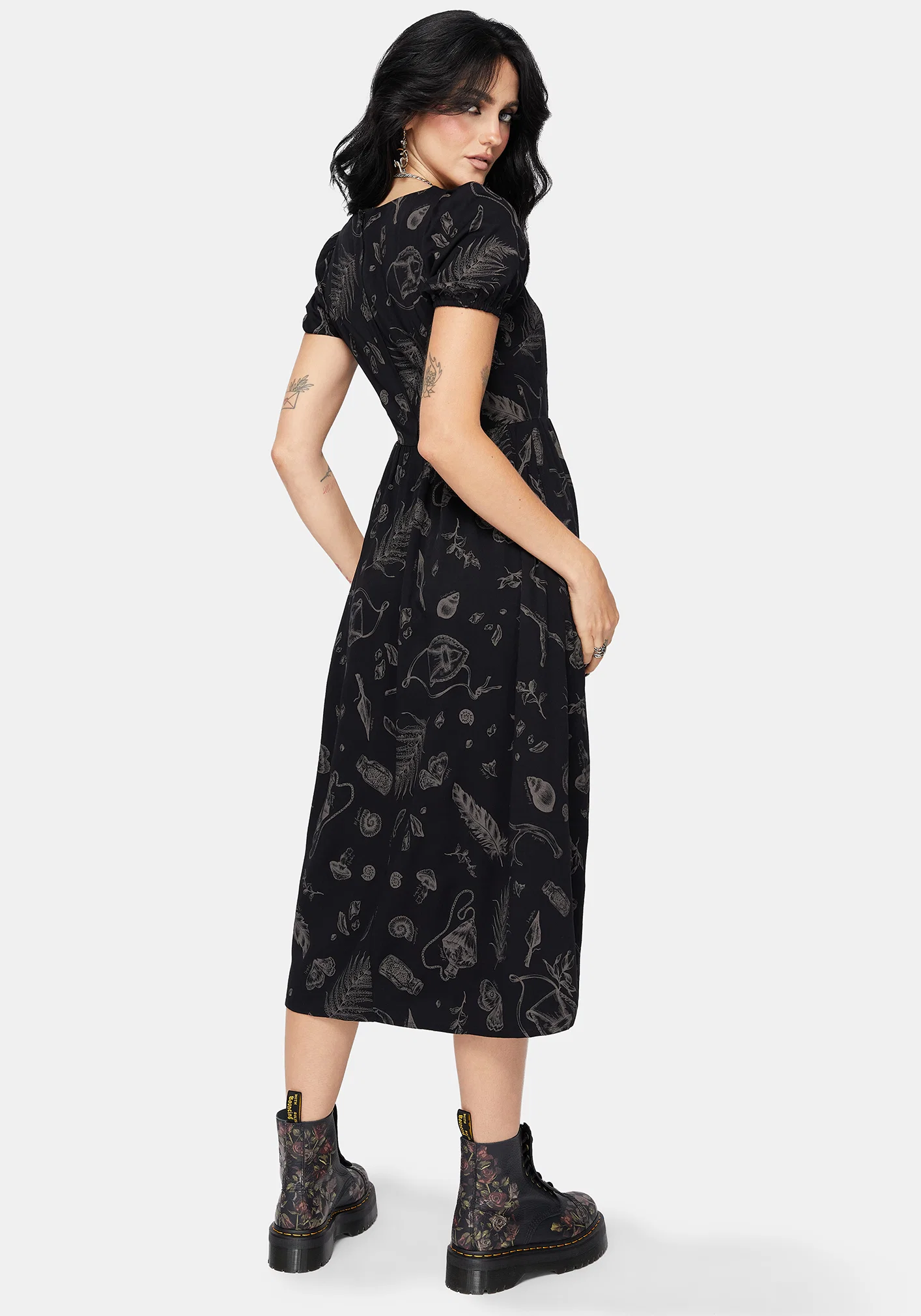 Helena Highland Foraging Button Up Midi Dress - Image 3