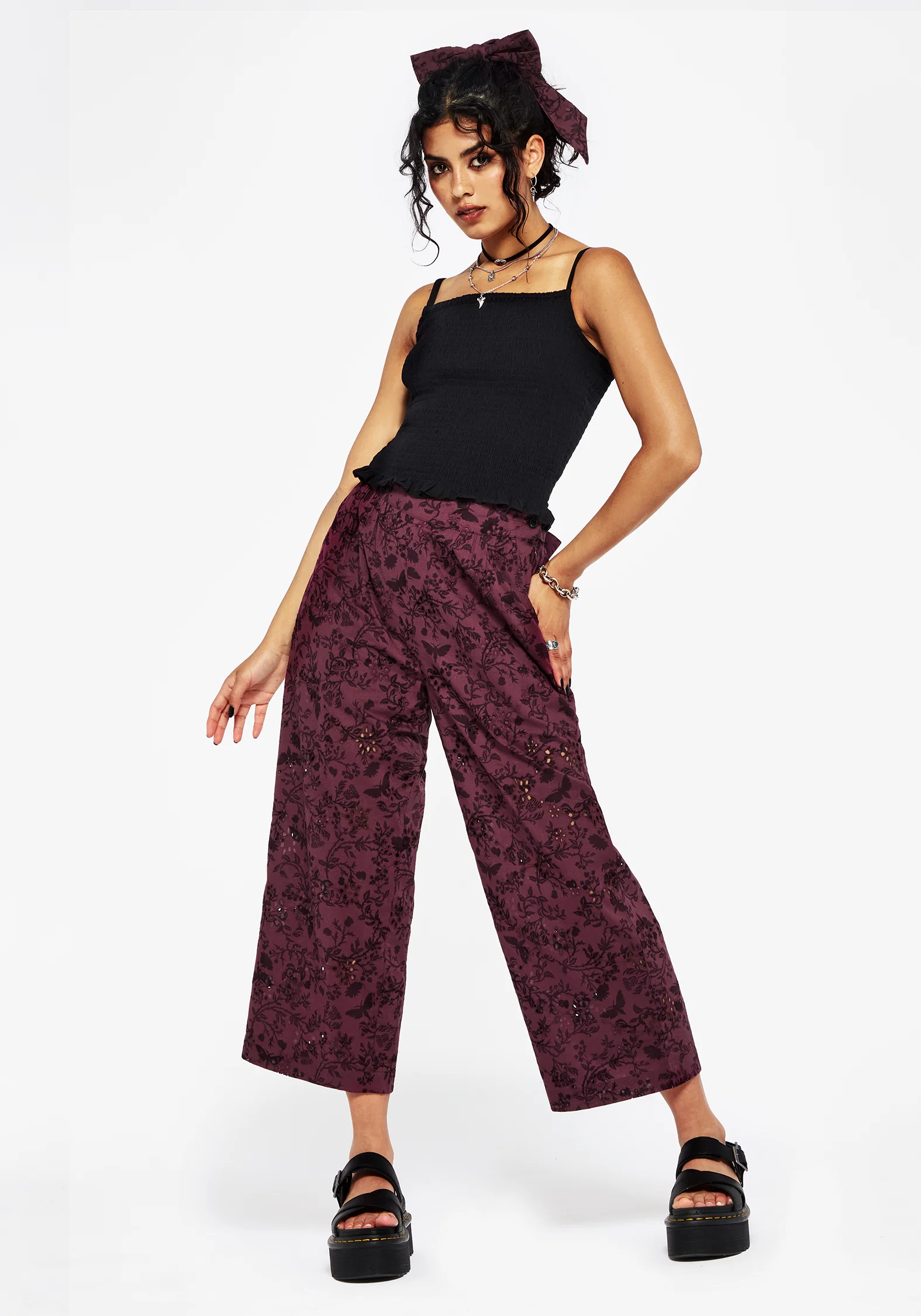 Helia Cotton Shirred Cami Top - Image 4