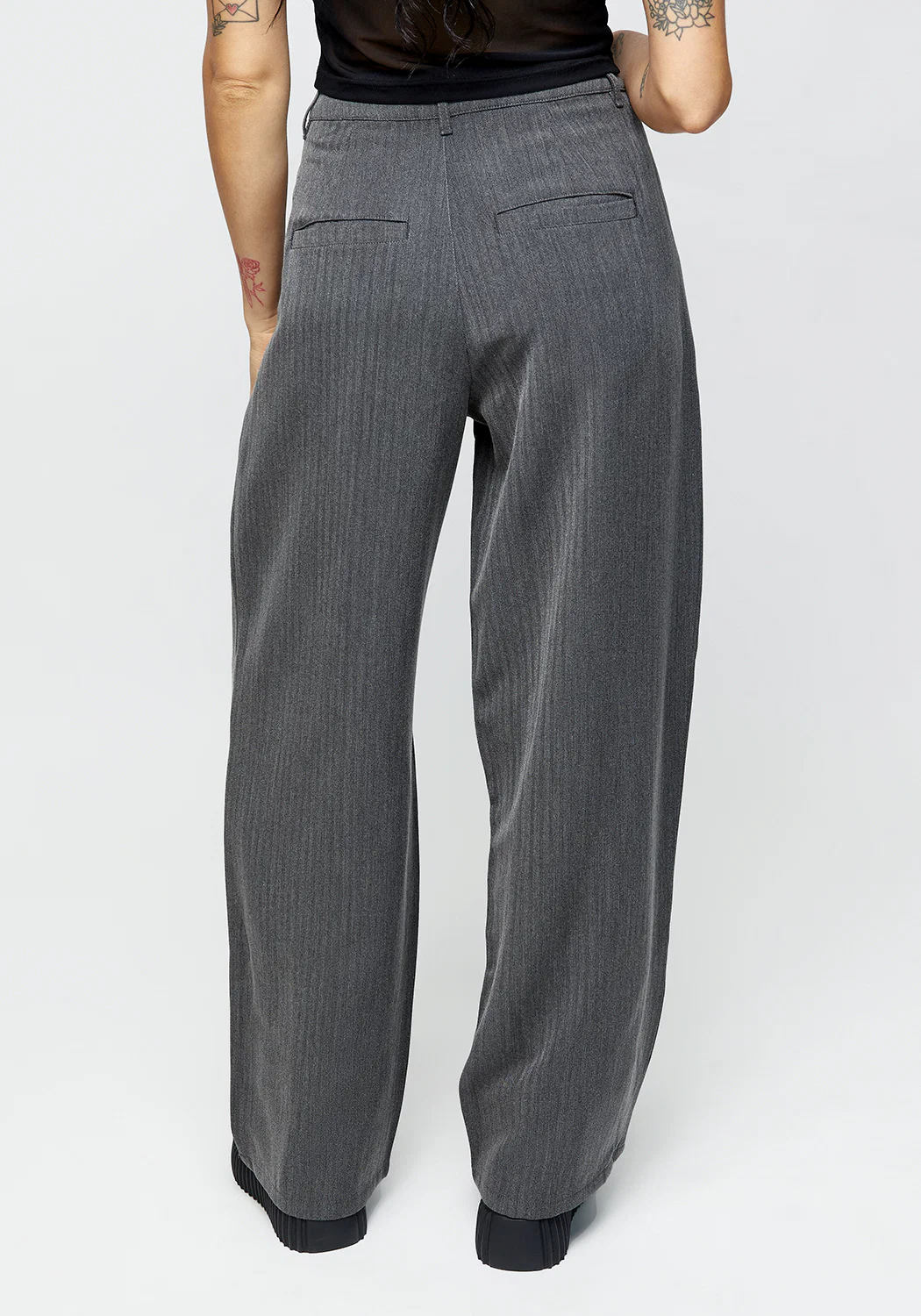 HERRINGBONE TAILORED TROUSER - Image 4