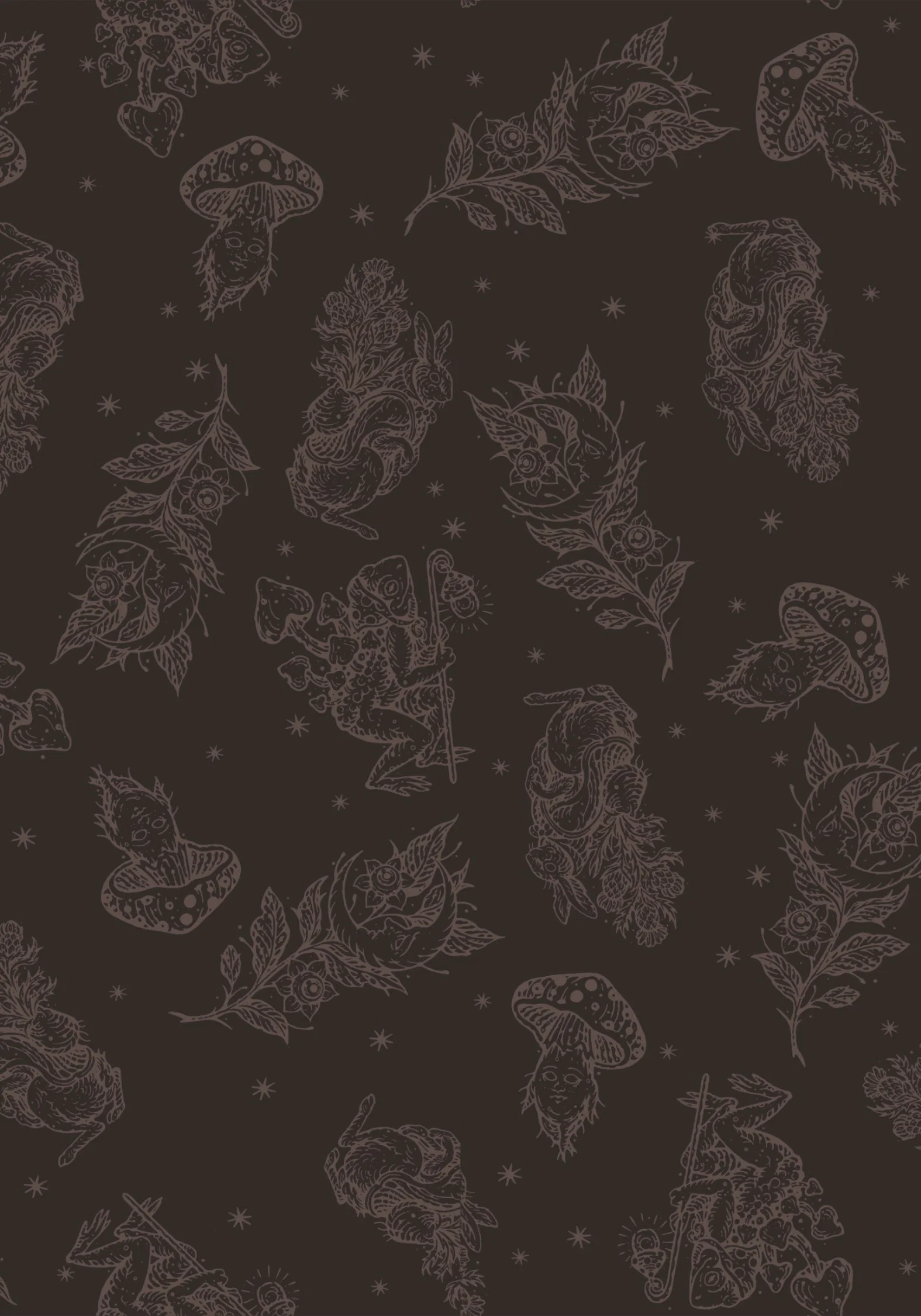 Hexborn Baba Yaga Printed Barrel Leg Denim Jean - Image 6