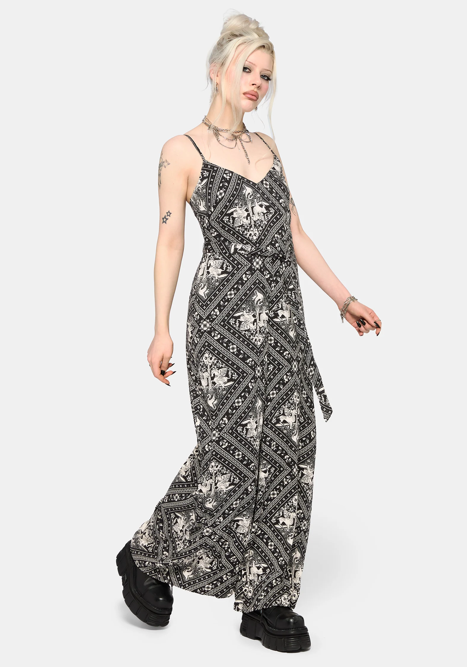 Hexweave Wide Leg Cami Jumpsuit - Image 5