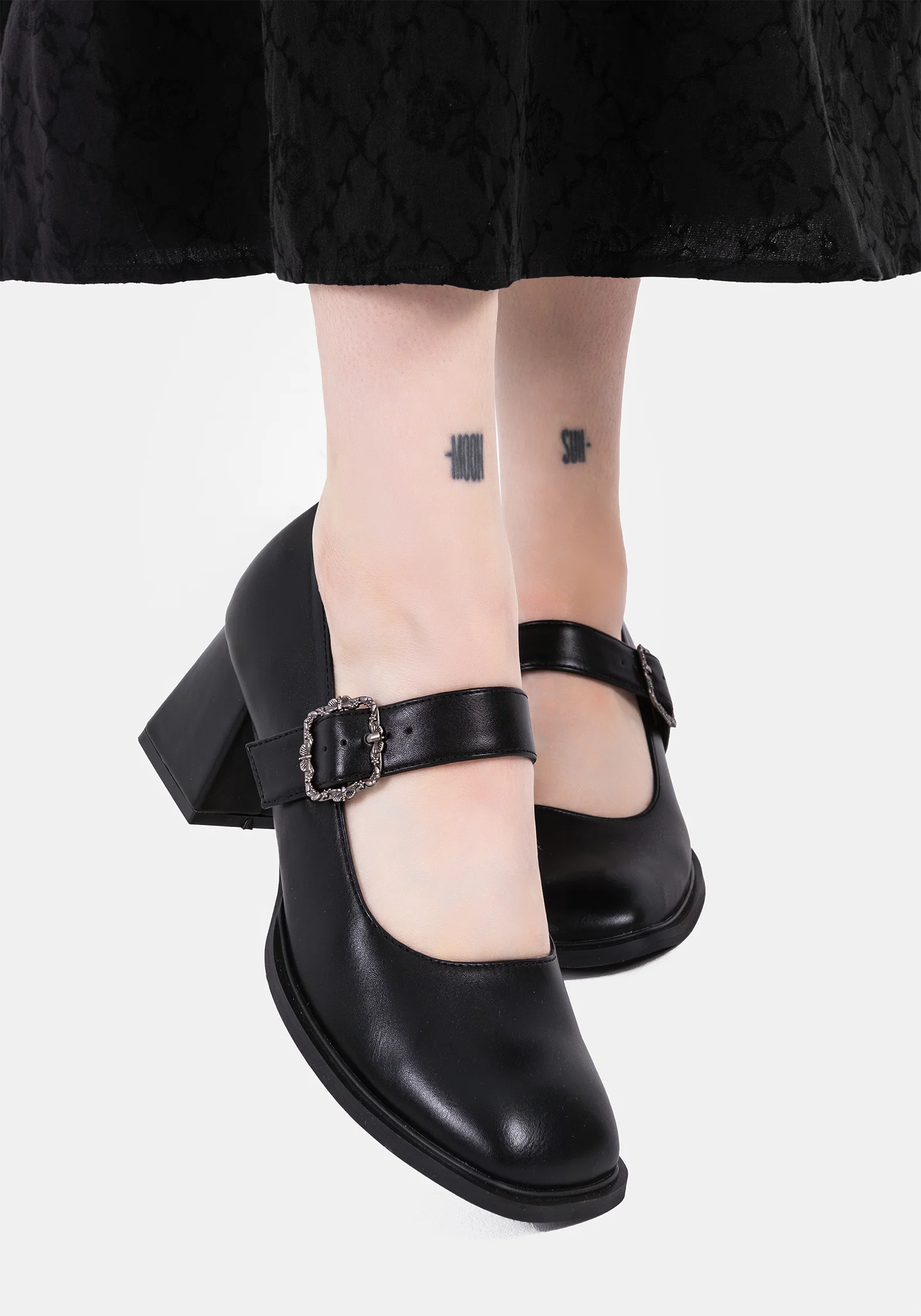 Hina Floral Buckle Mary Jane Shoes - Image 2