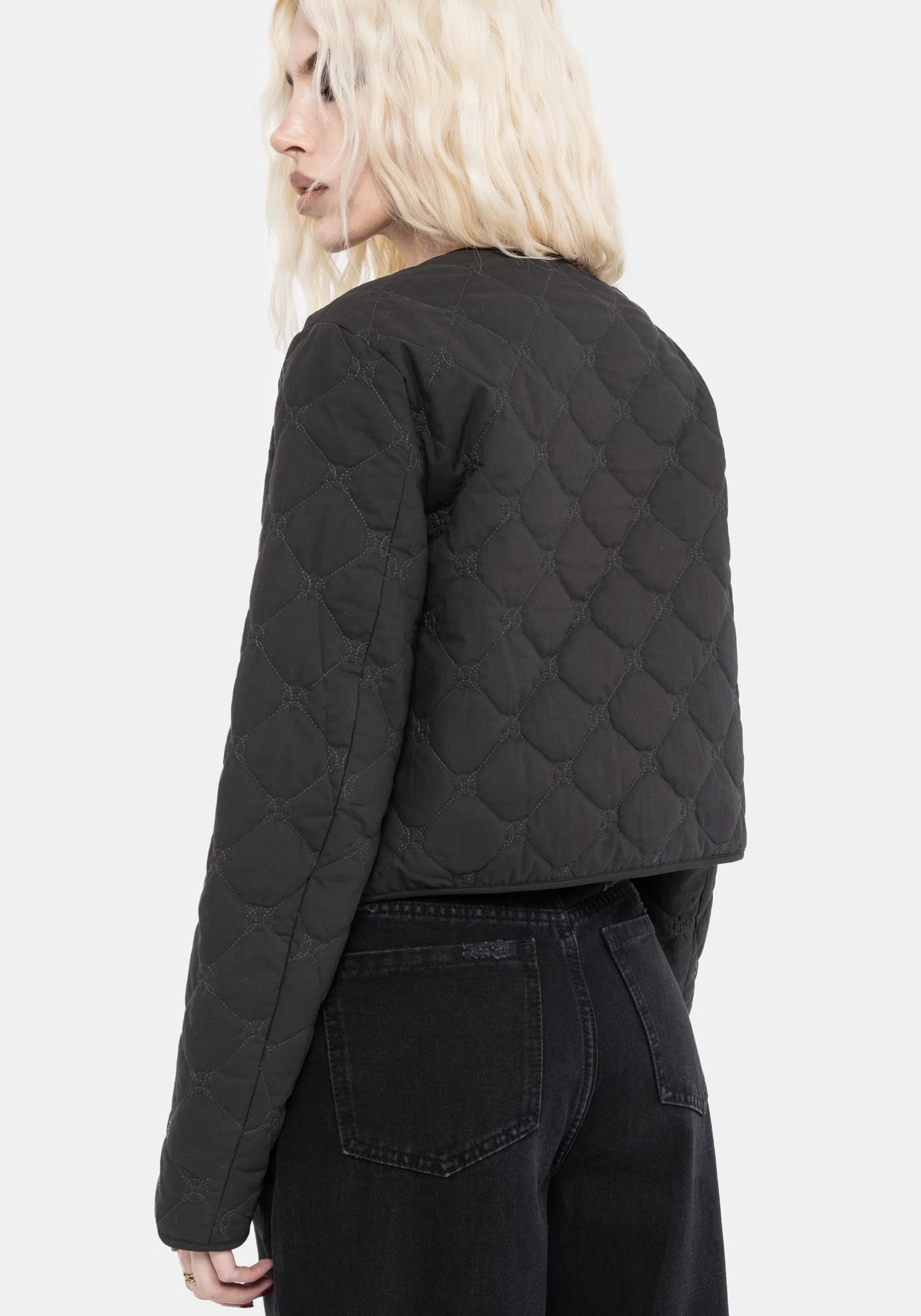 Horizon Witches Knot Cotton Quilted Jacket - Image 3