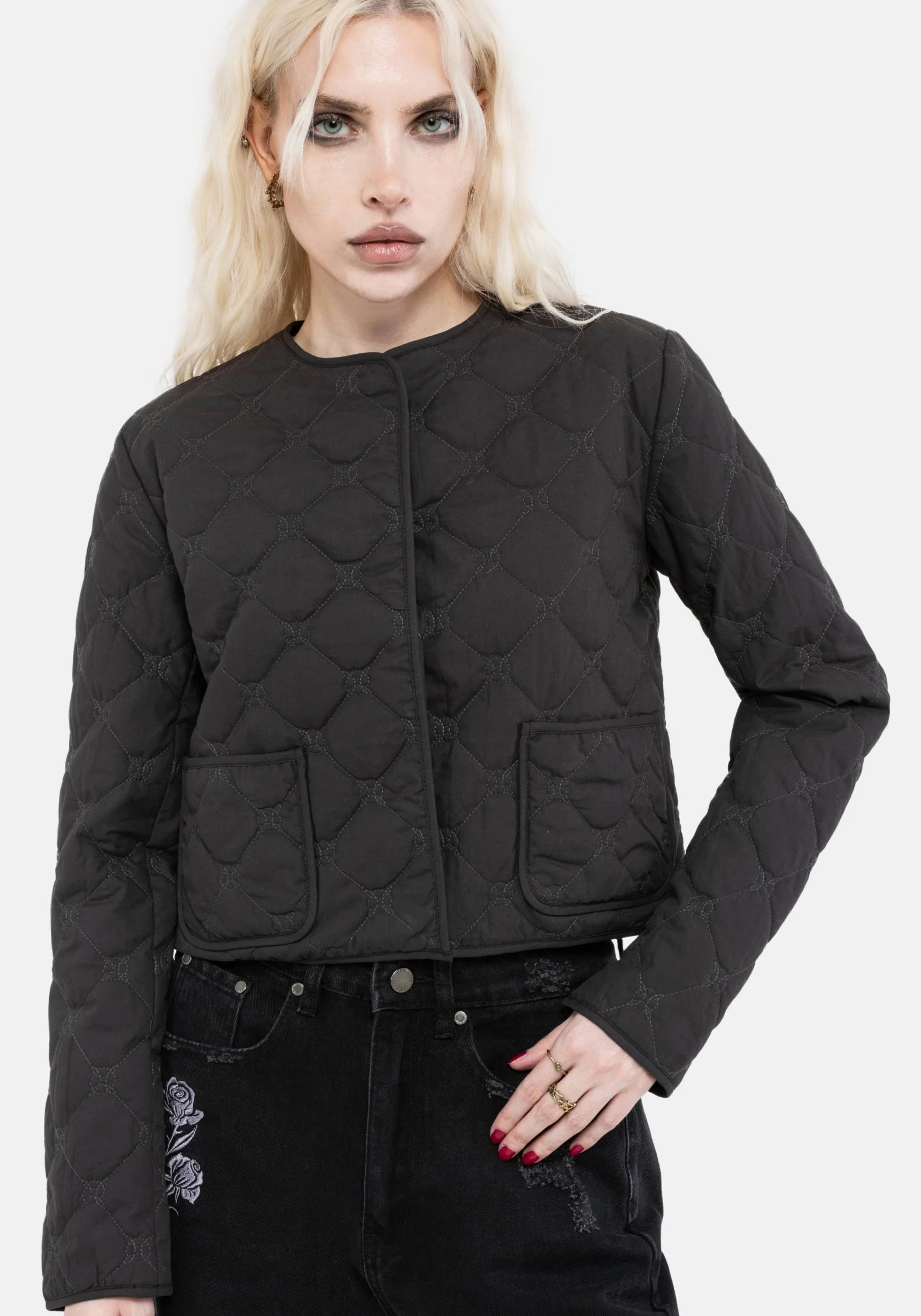 Horizon Witches Knot Cotton Quilted Jacket - Image 6