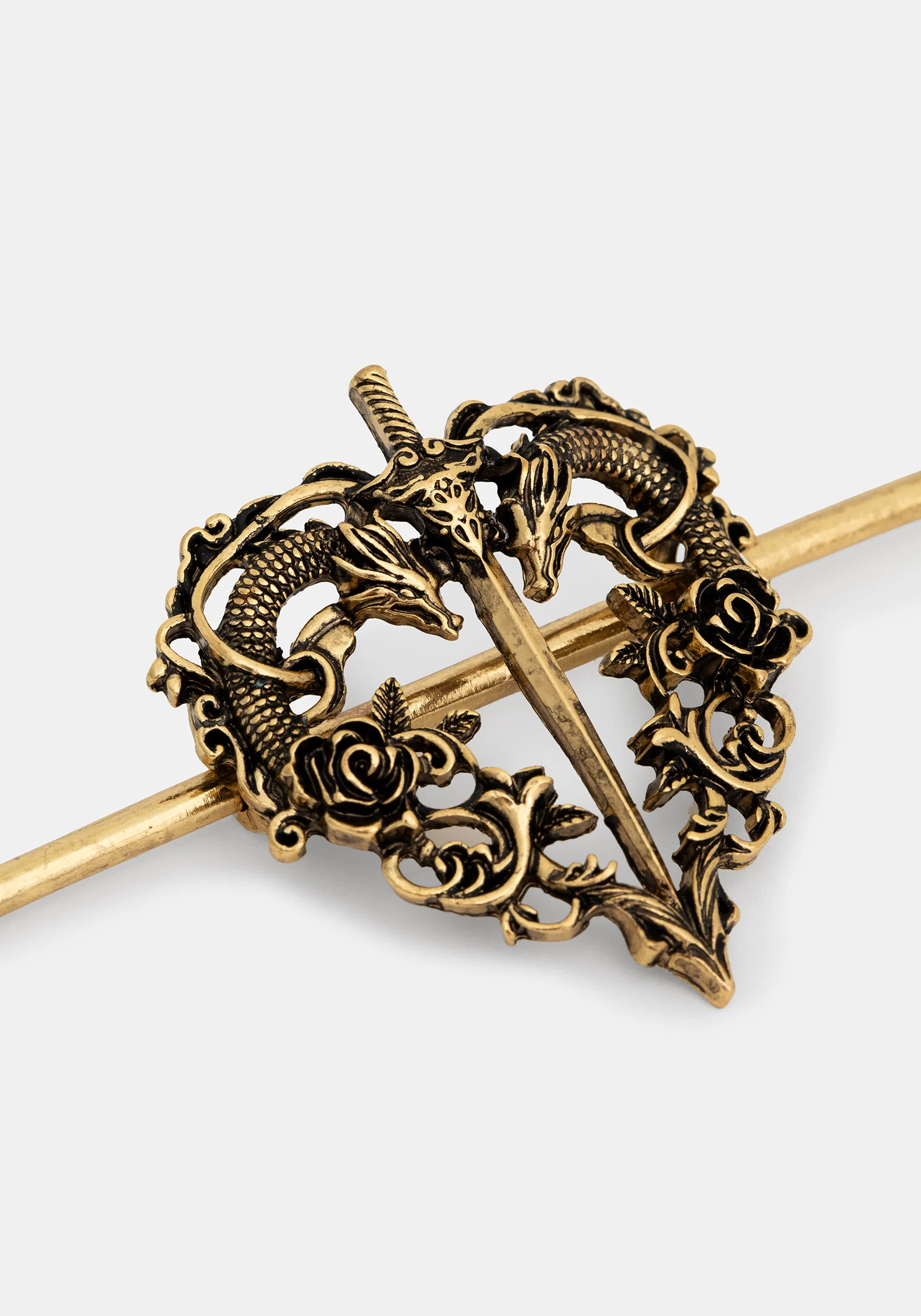Ignithar Dragon Heart Hair Pin - Image 2