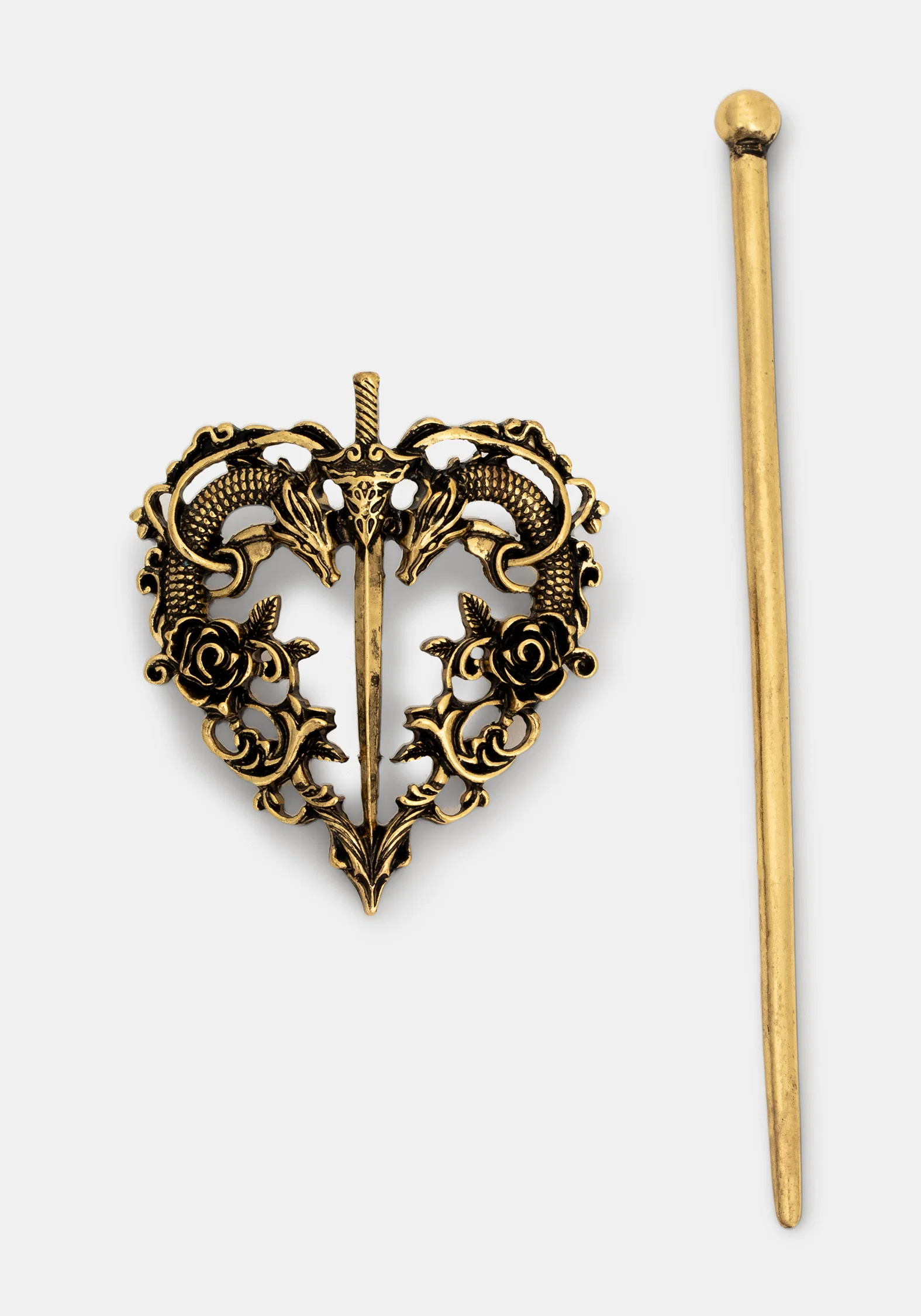 Ignithar Dragon Heart Hair Pin - Image 6