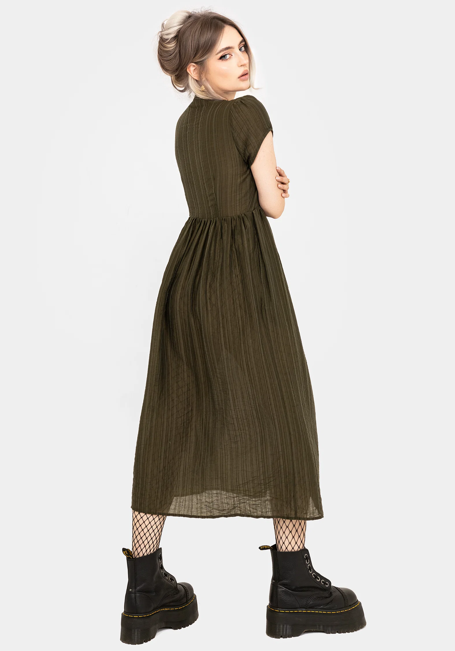 Infinity Button Up Midaxi Dress - Image 3