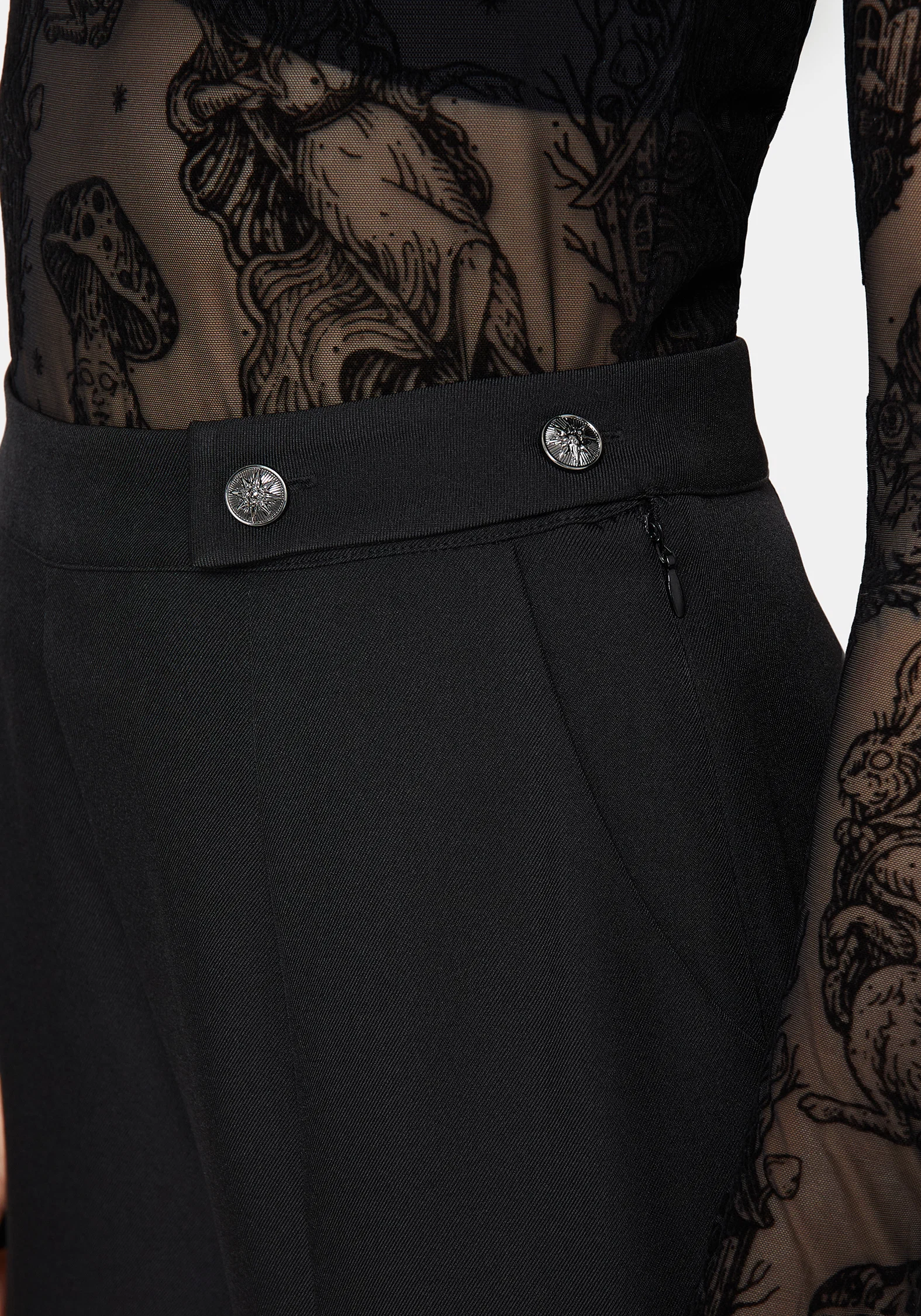 Iris Celestial Side Button Tailored Trousers - Image 2