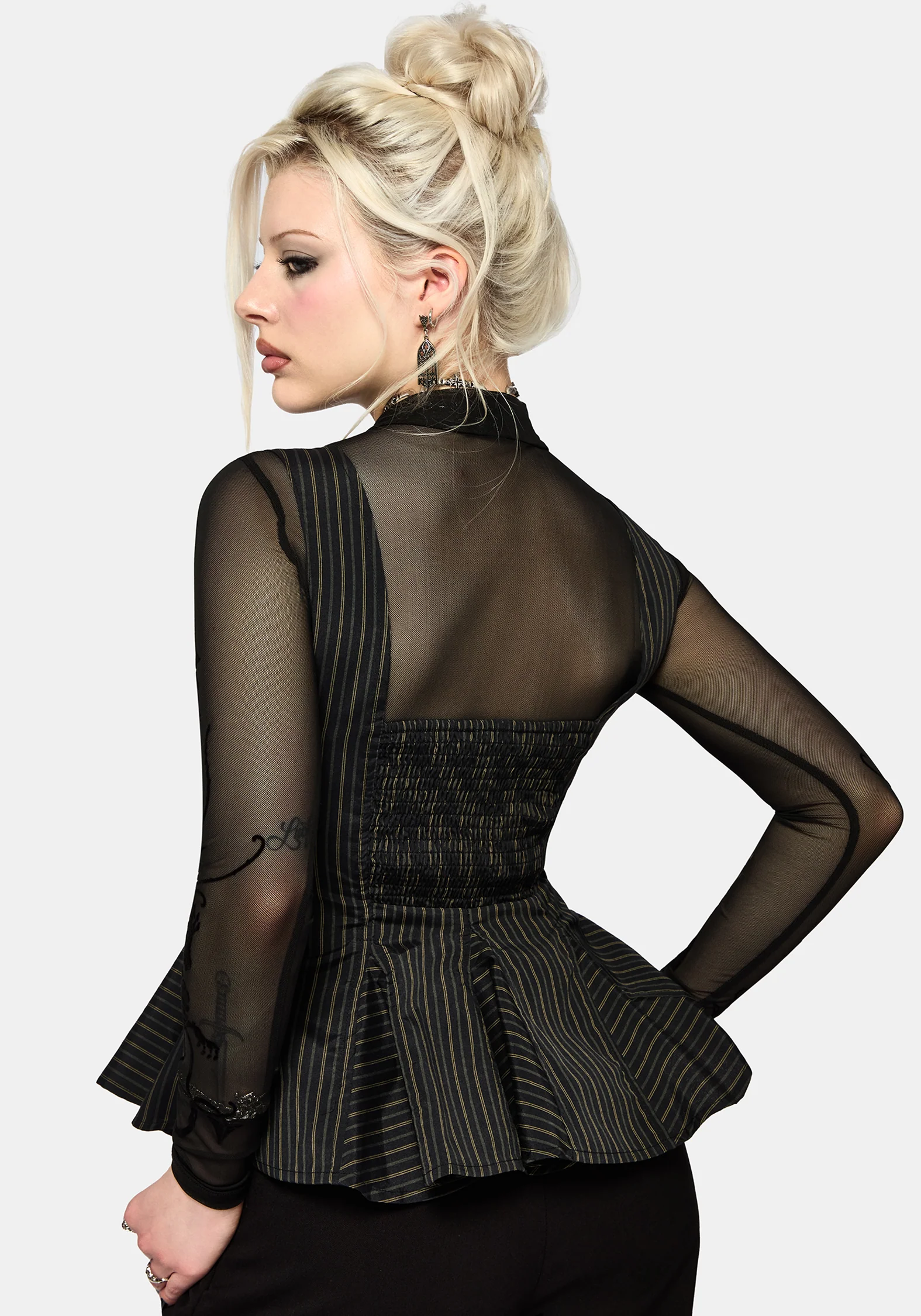 Jenna Stripe D-Ring Buckle Cami Top - Image 3