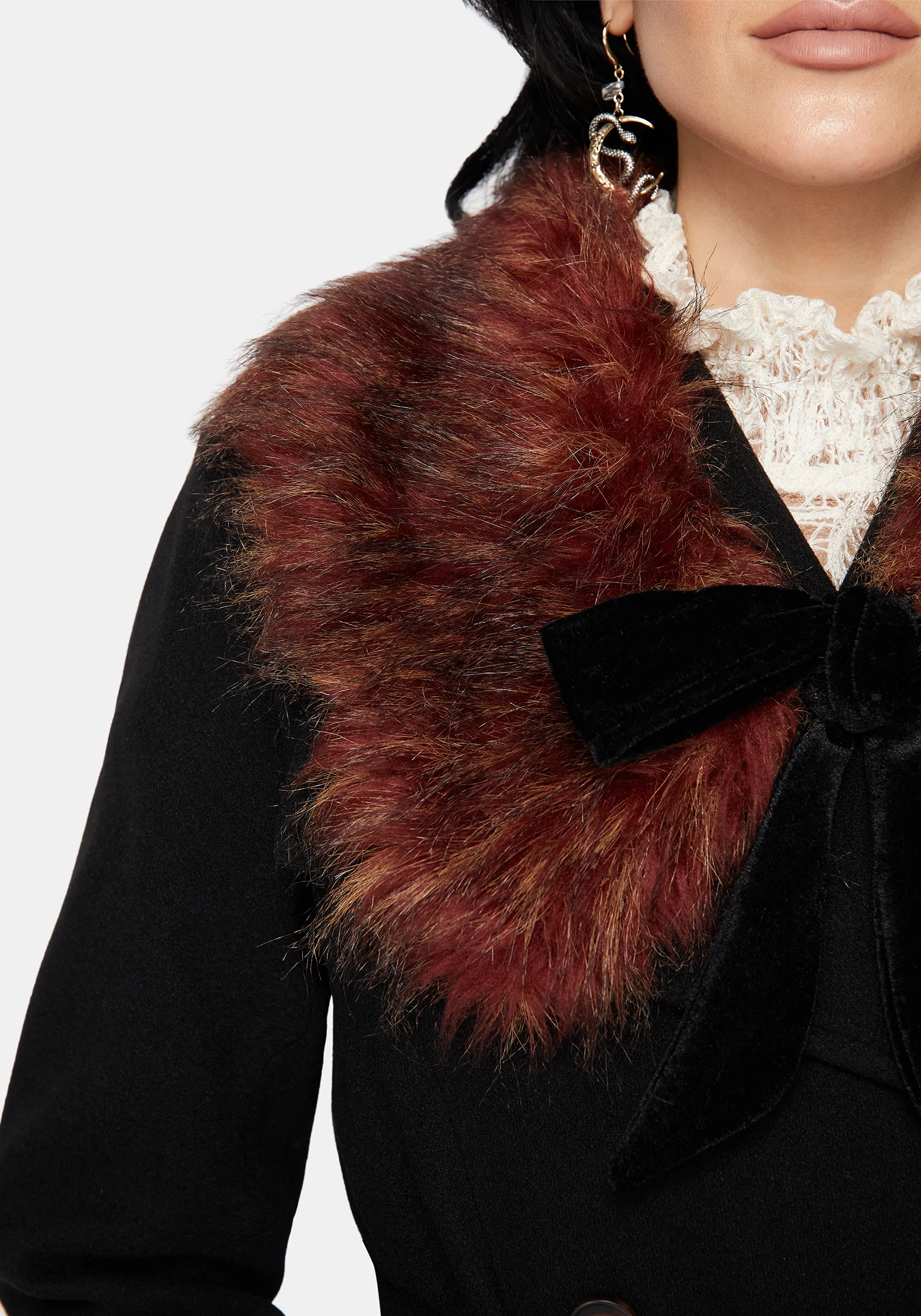 Kaia Faux Fur Collar - Image 2