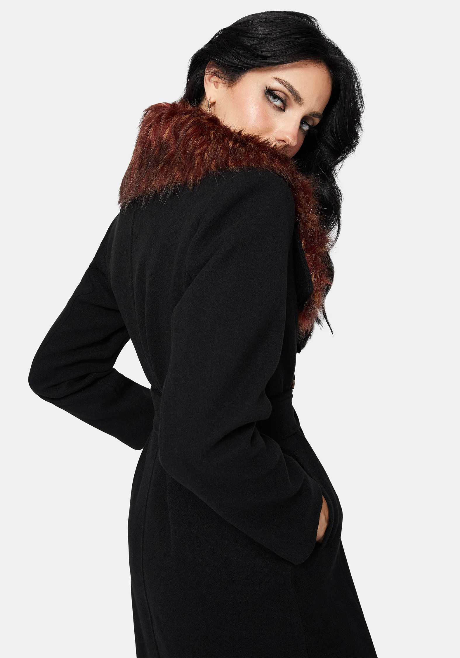 Kaia Faux Fur Collar - Image 3