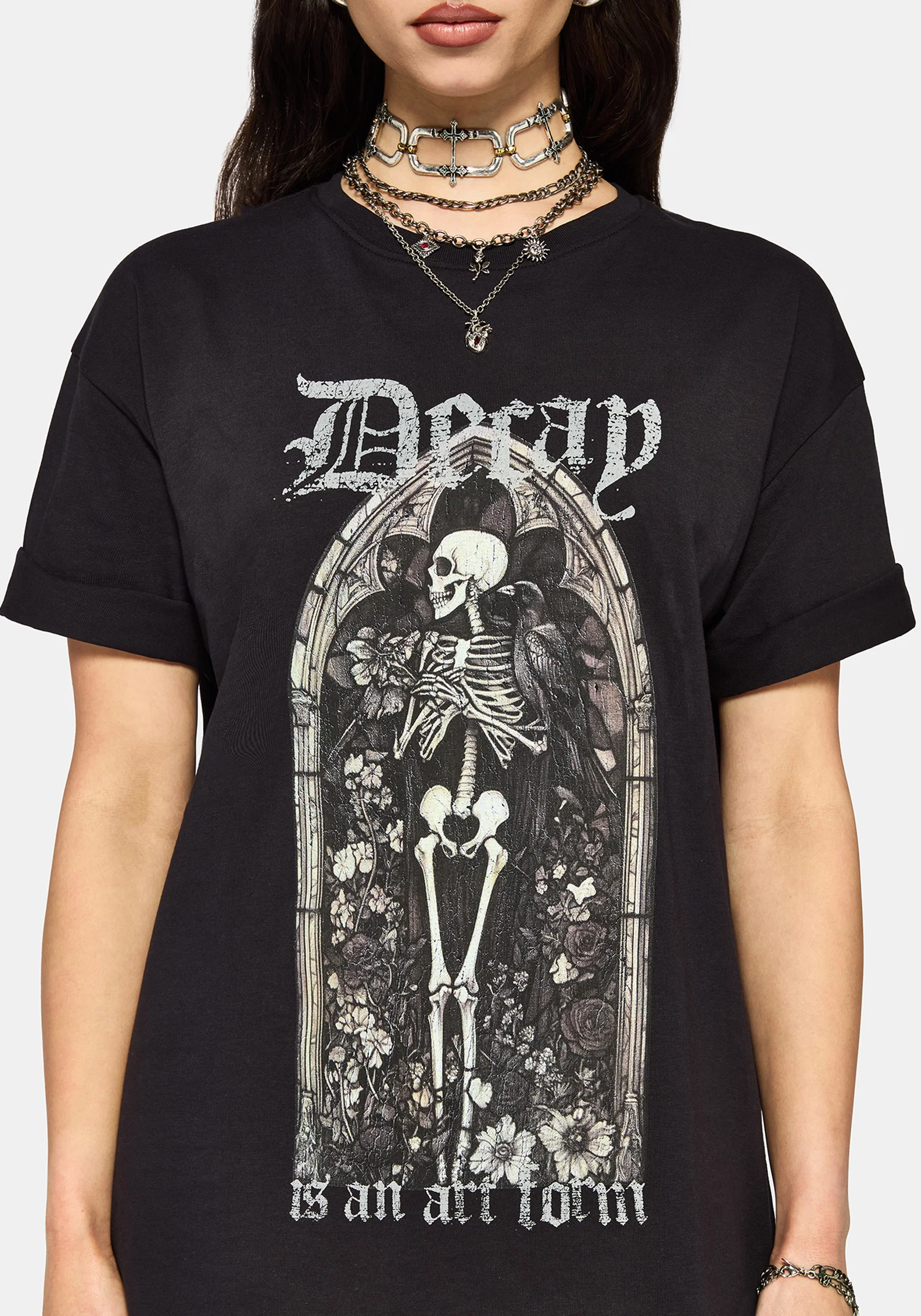 Kairo Graphic T-Shirt Dress - Image 2