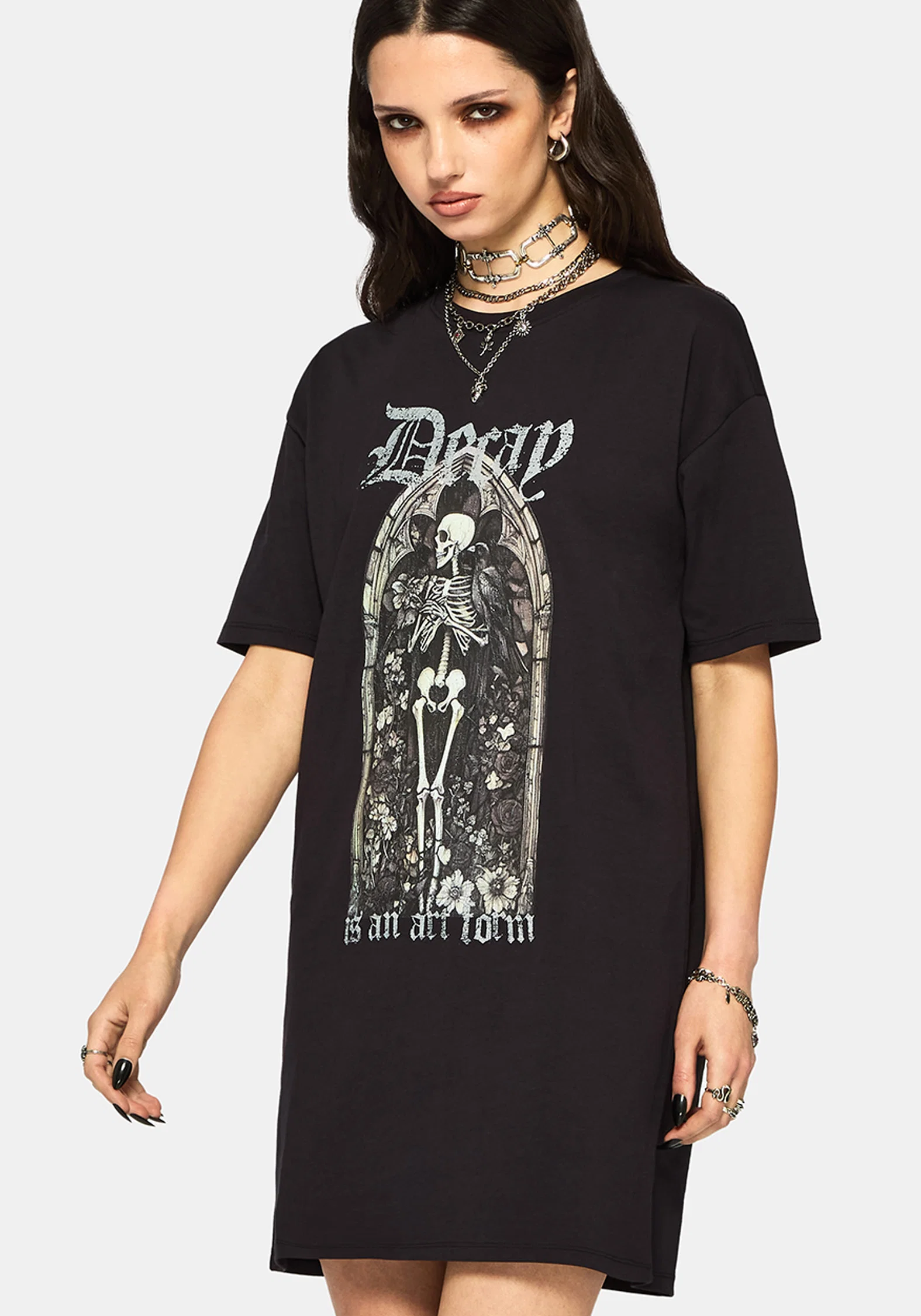Kairo Graphic T-Shirt Dress - Image 4