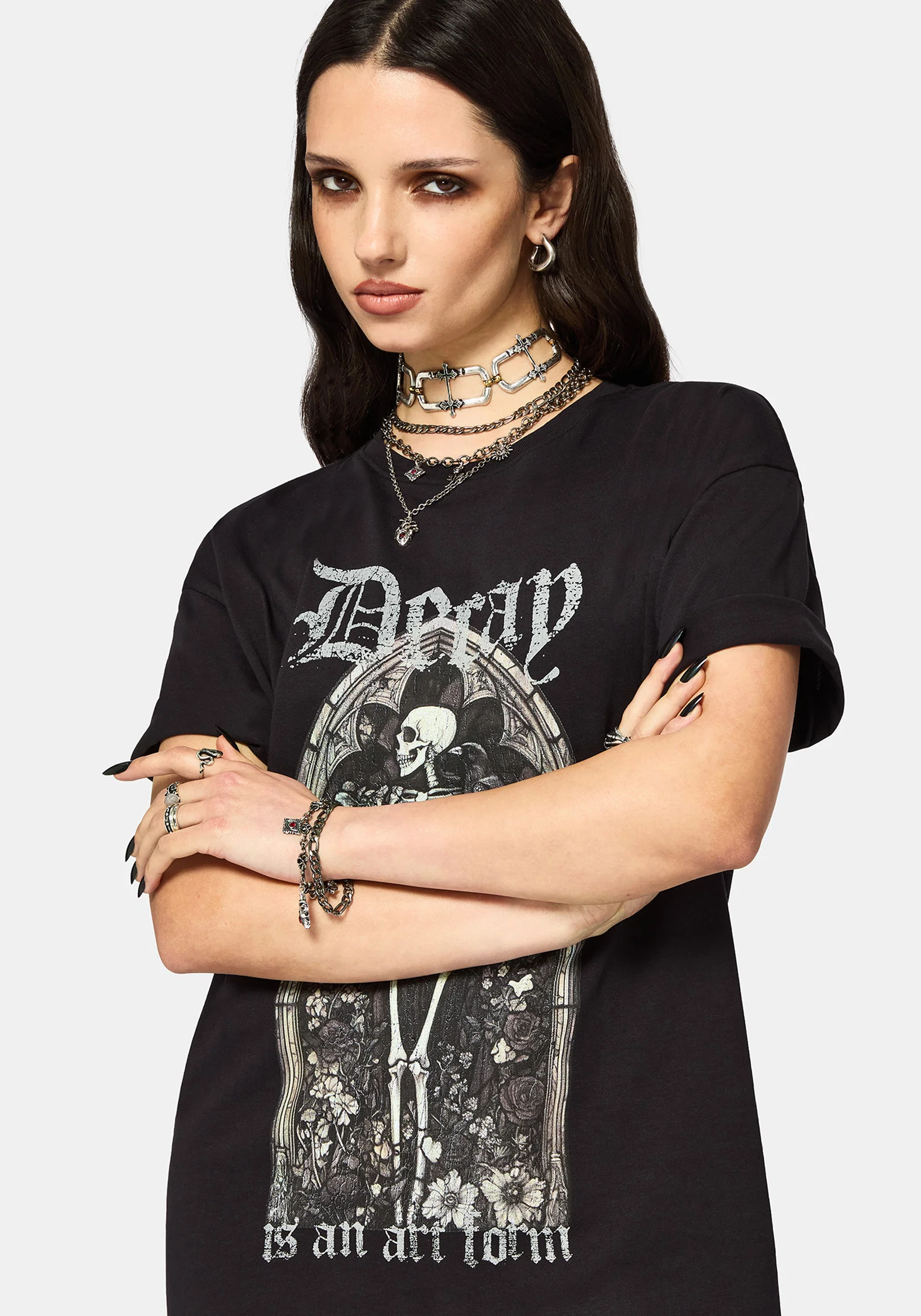 Kairo Graphic T-Shirt Dress - Image 5