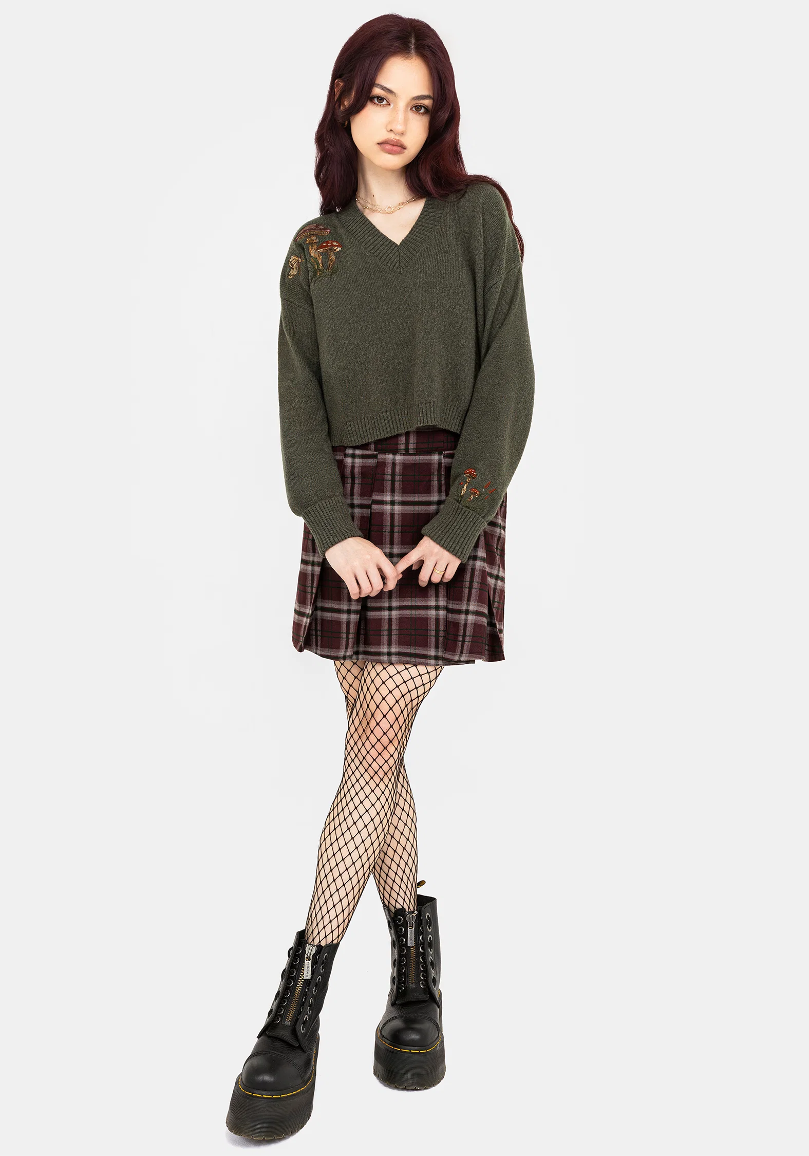 Keira Cotton Toadstool Embroidered Jumper - Image 6