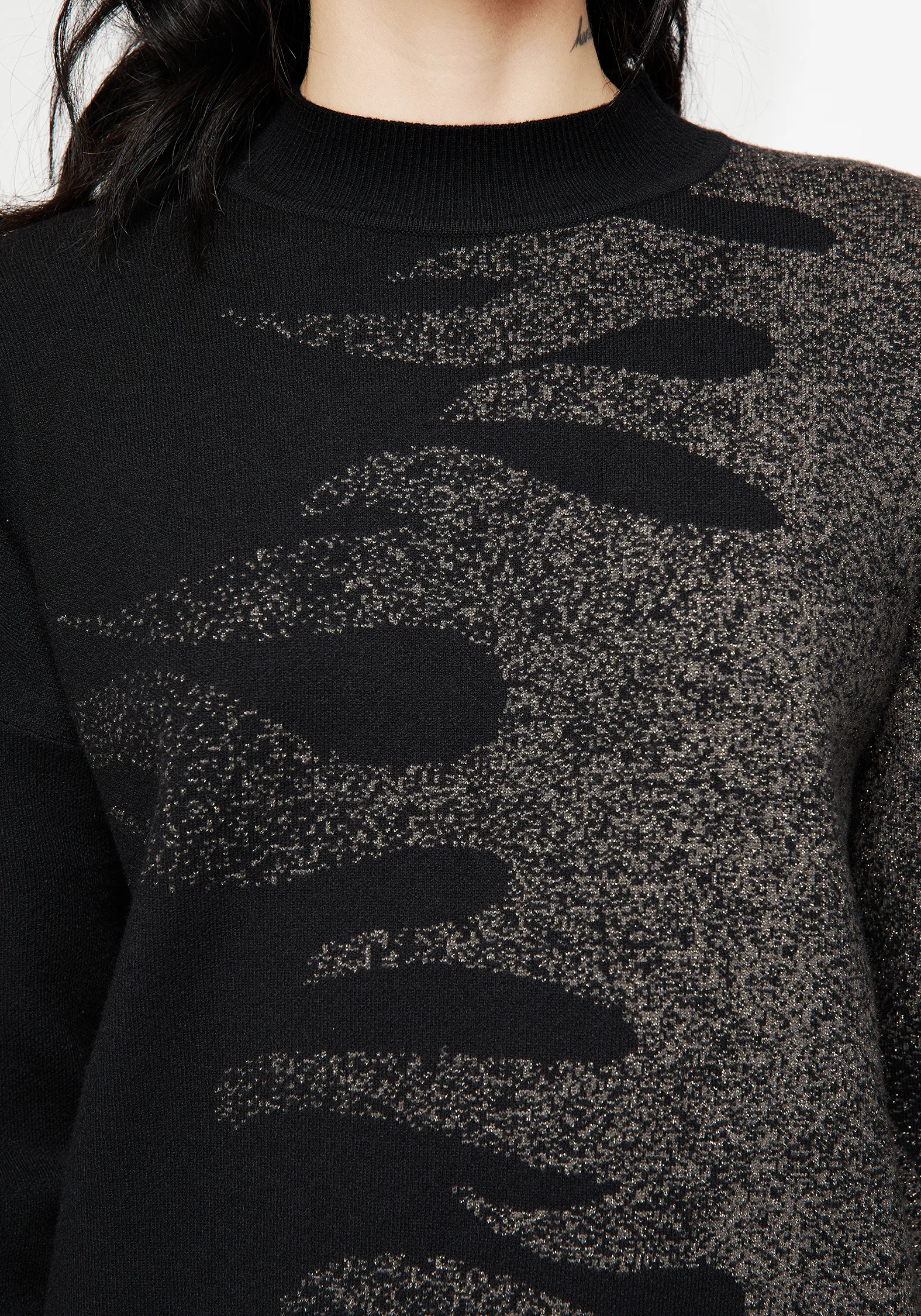 Kenna Flame Lurex Knit Jumper - Image 2