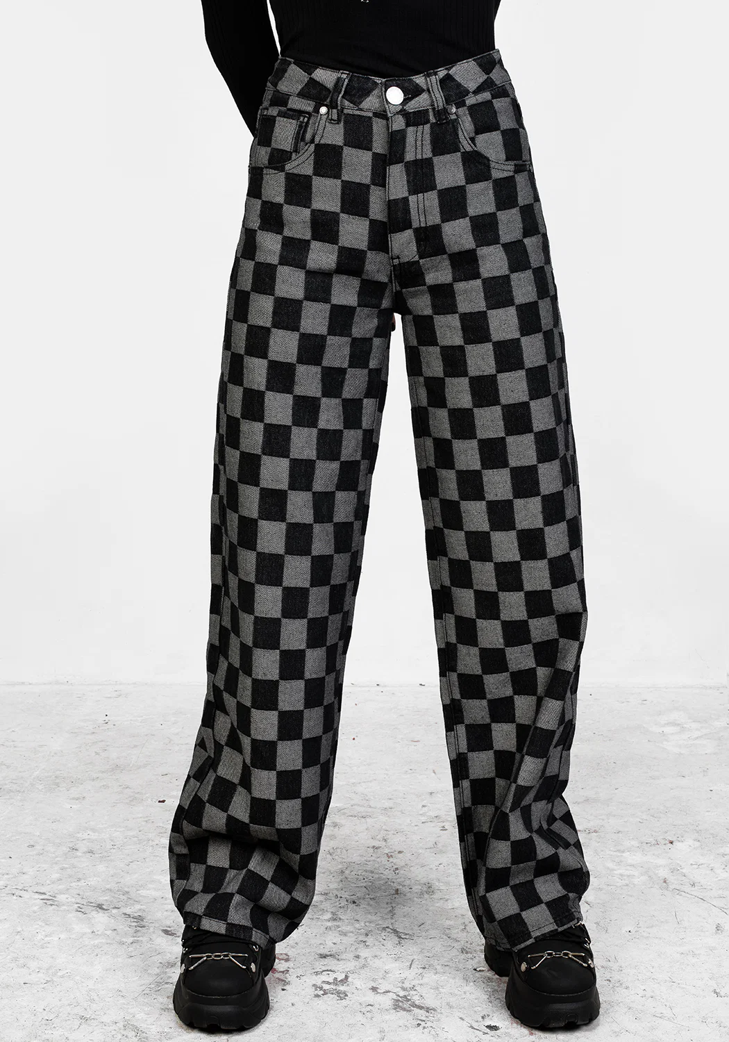 KERB WIDE LEG DENIM JEANS - Image 3
