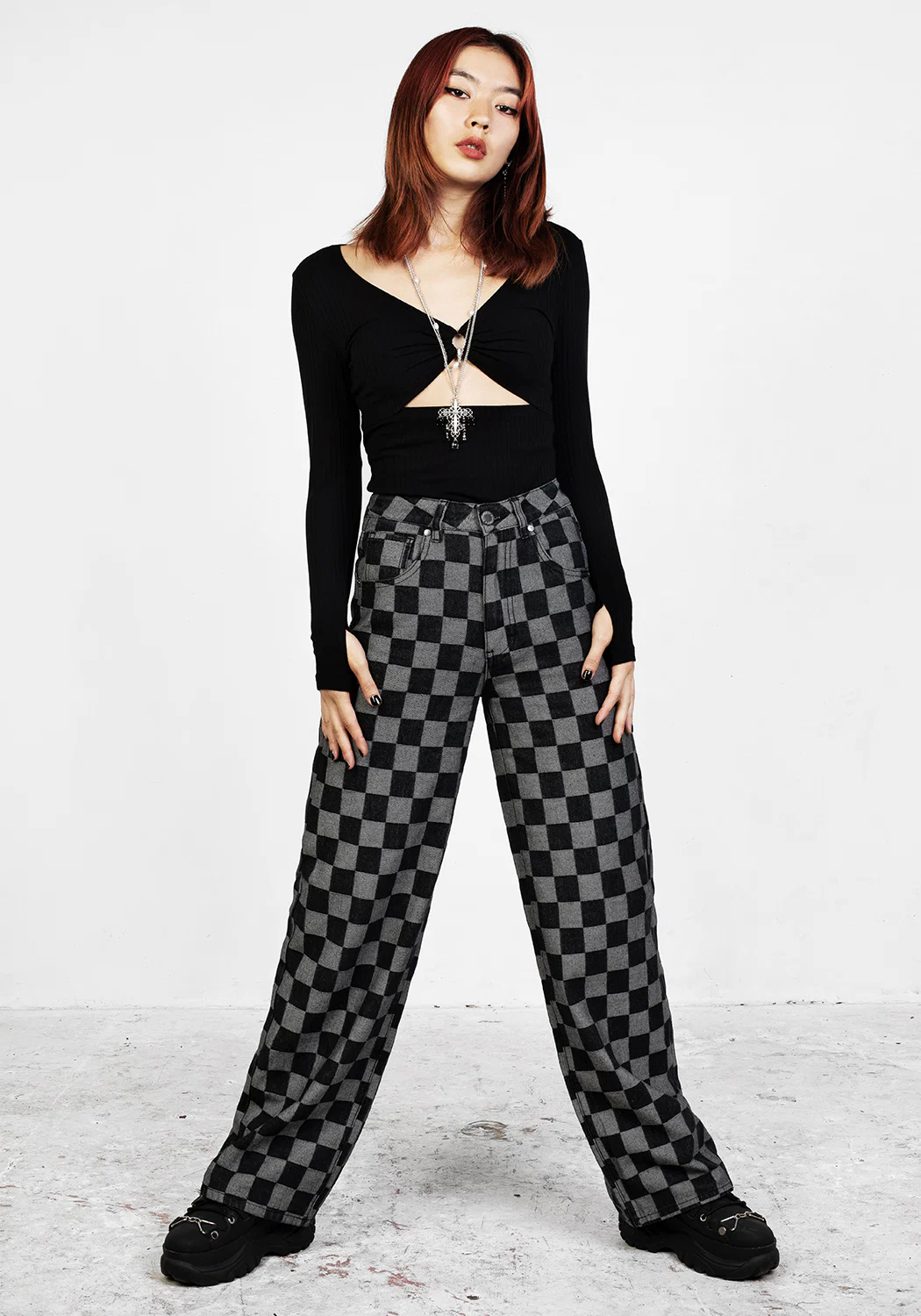 KERB WIDE LEG DENIM JEANS - Image 6