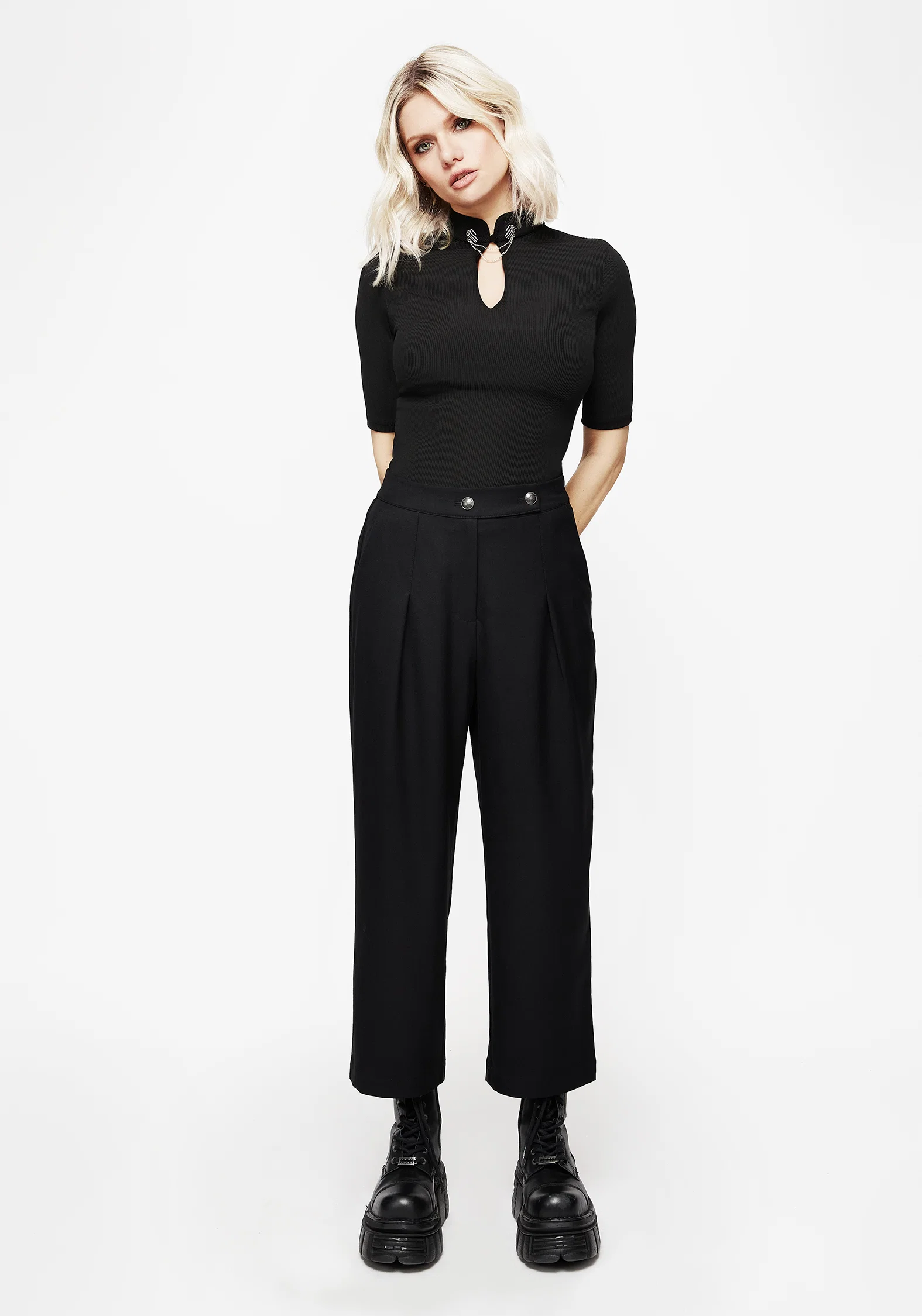 Kira Tailored Culotte Trousers - Image 6