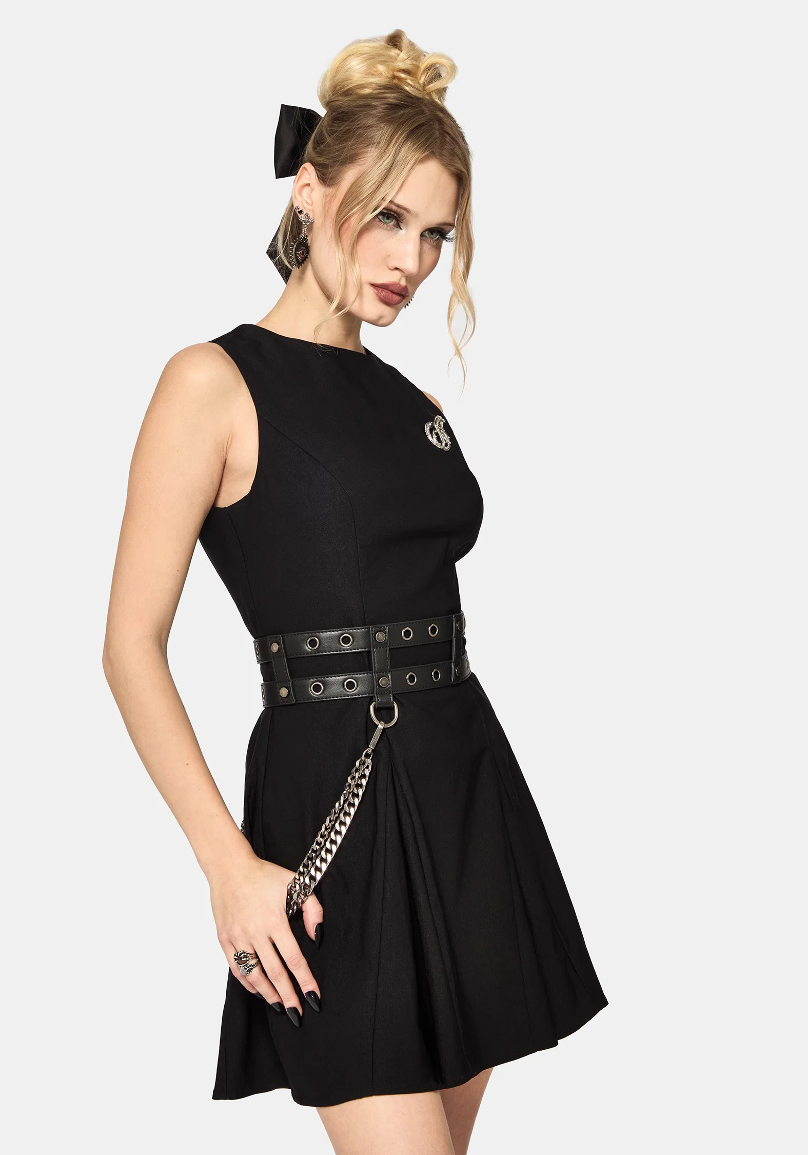 Kryne Eyelet Double Buckle Belt - Image 7