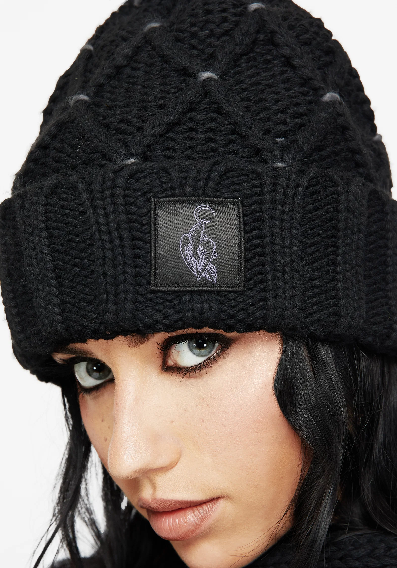 Layla Criss Cross Bobble Hat - Image 5