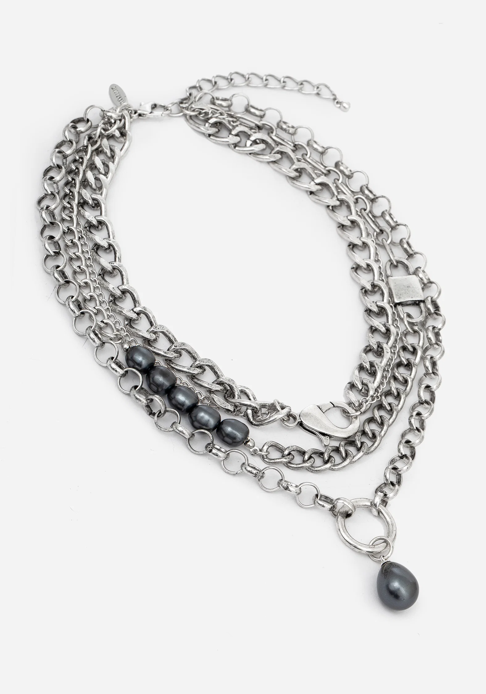 Leila Pearl Layered Necklace - Image 5