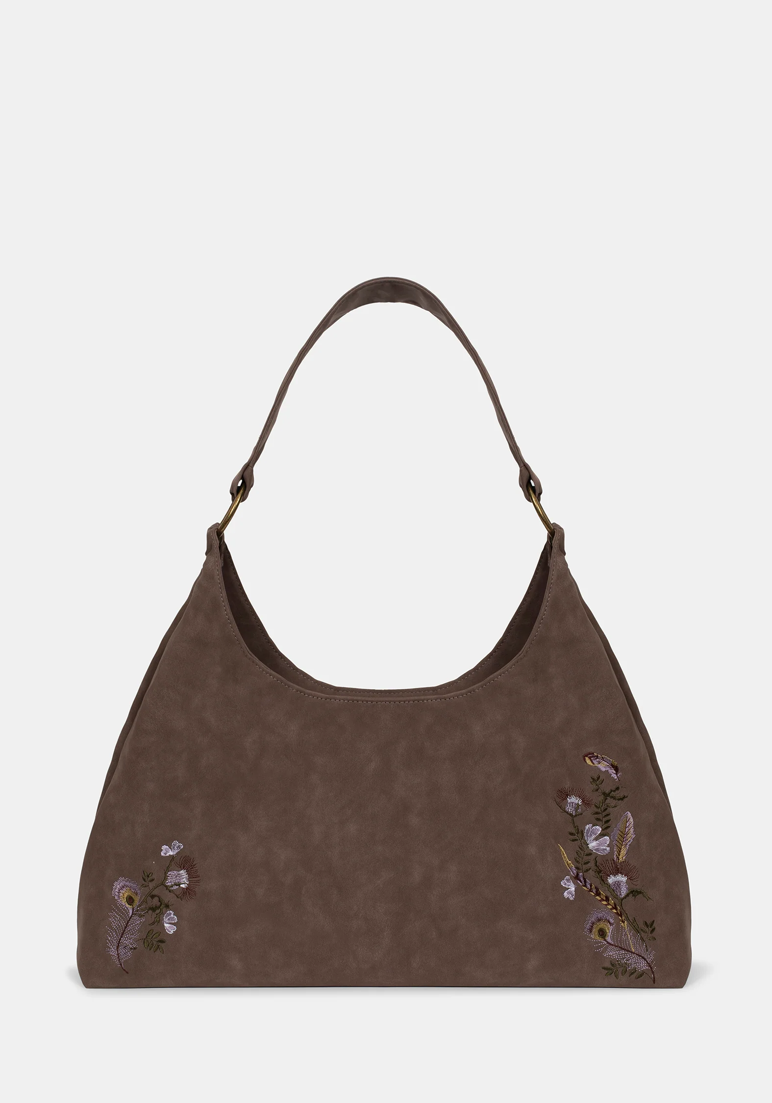 Lera Mystical Garden Embroidered Slouch Shoulder Bag - Image 2
