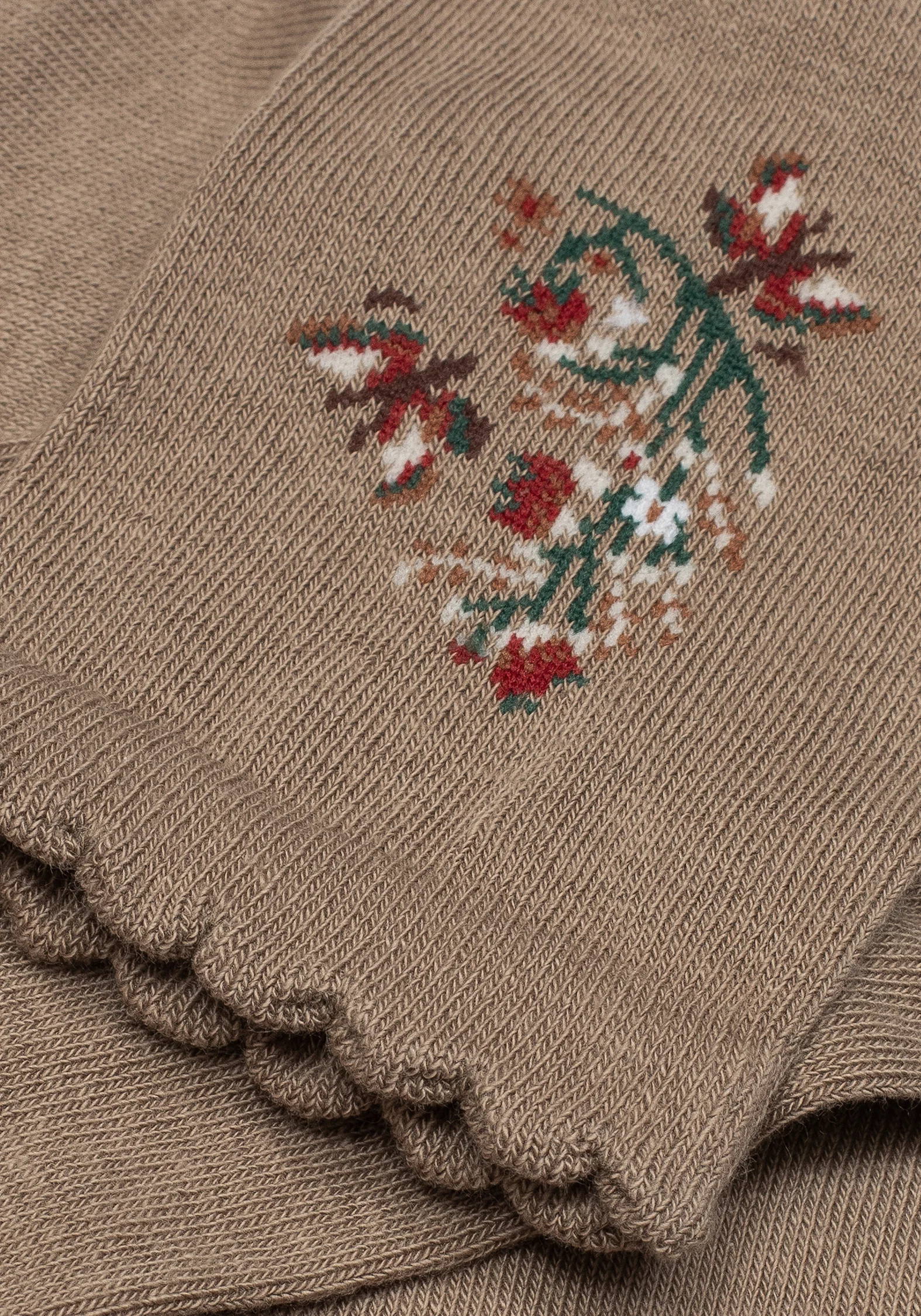 Lilia Embroidered Floral Socks - Image 2
