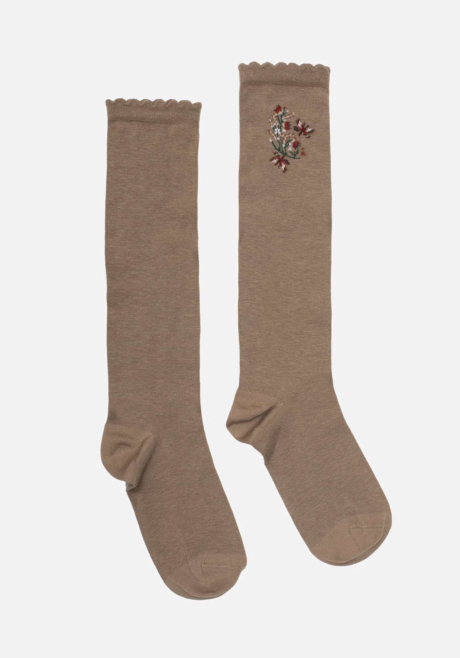 Lilia Embroidered Floral Socks - Image 5