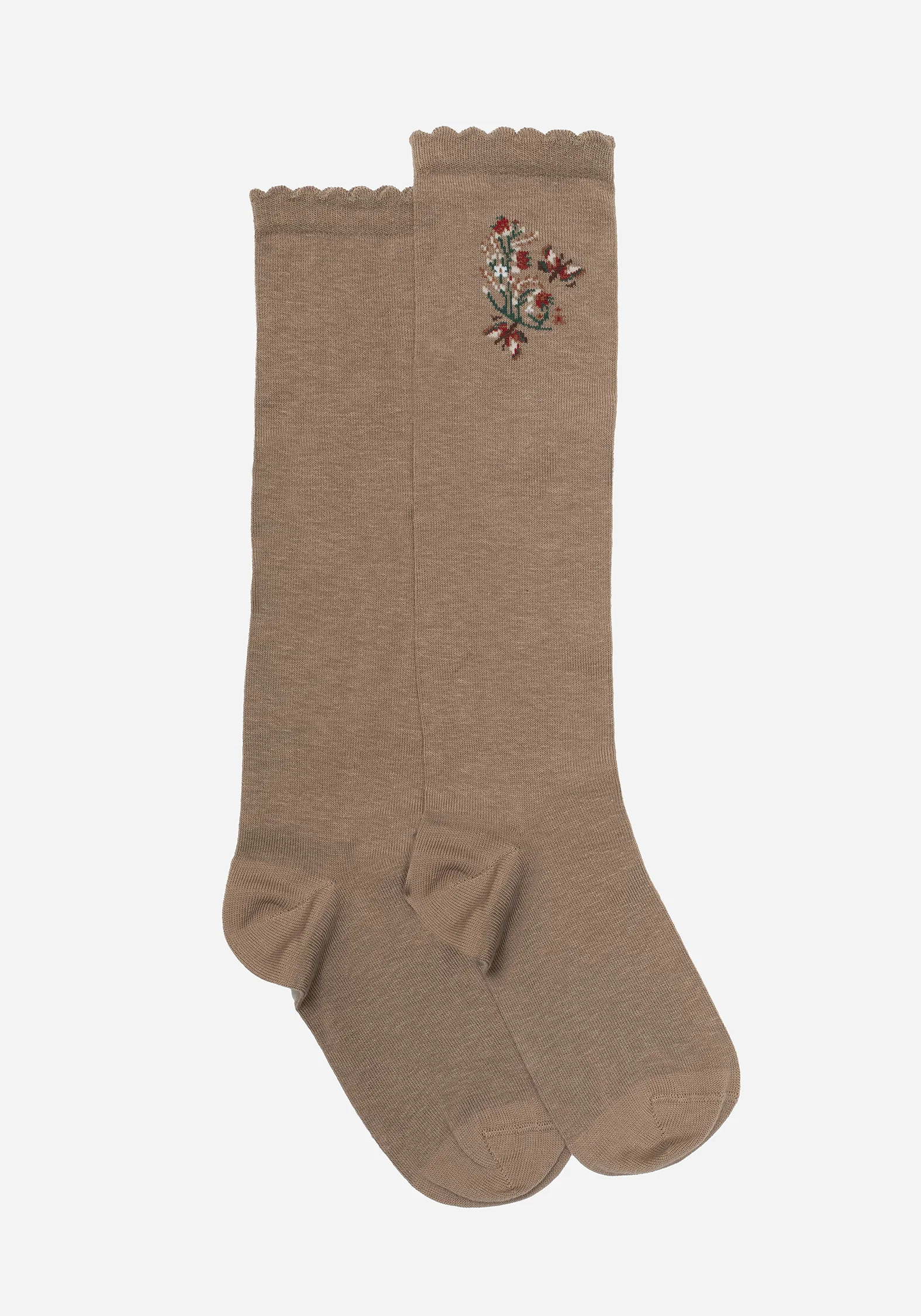 Lilia Embroidered Floral Socks - Image 7