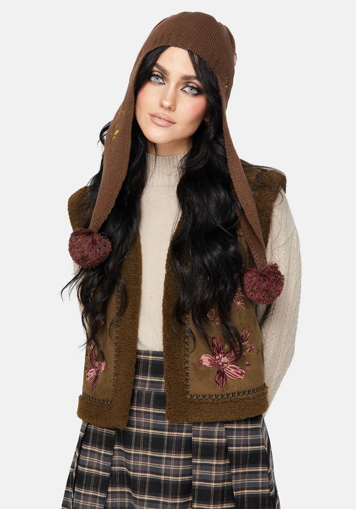 Liora Moth Floral Pom Pom Hat - Image 5