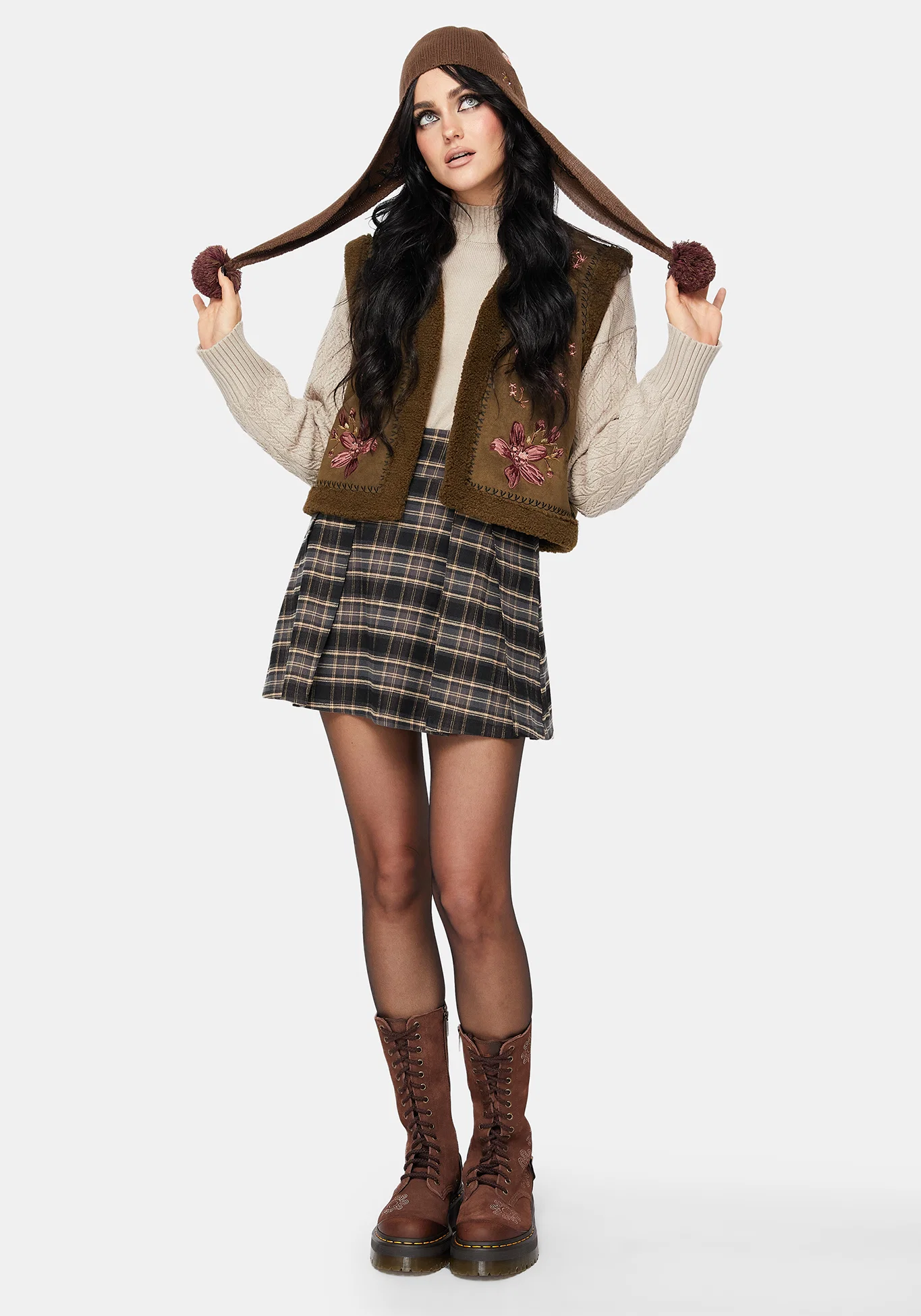 Liora Moth Floral Pom Pom Hat - Image 7