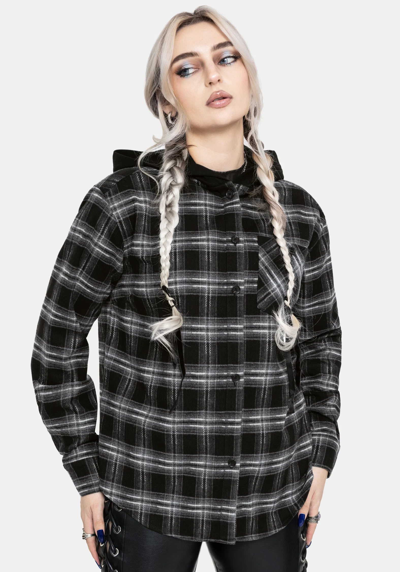 Lochan Dropped Shoulder Check Shirt - Image 6