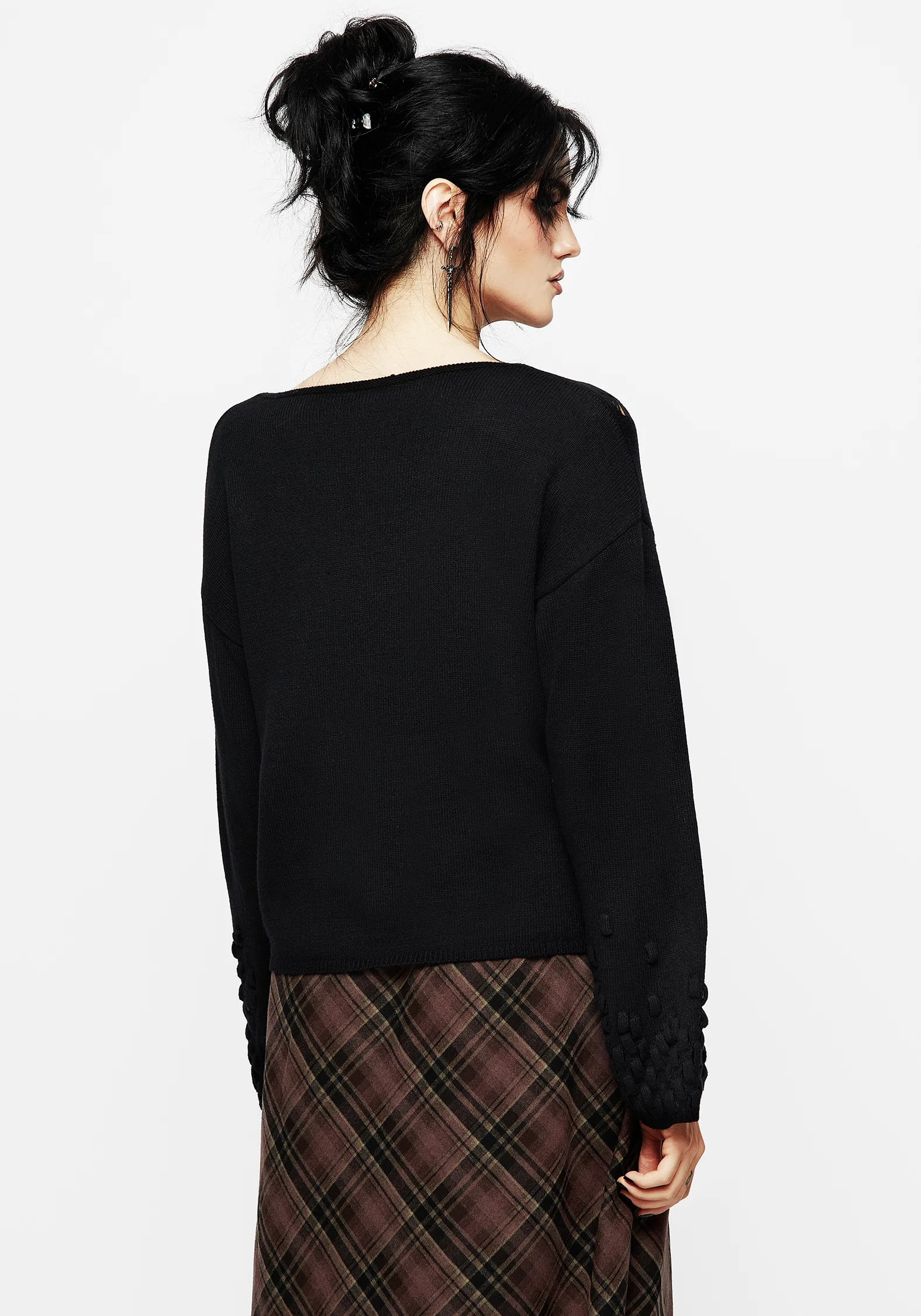 Looper Distressed Knit Jumper - Image 3
