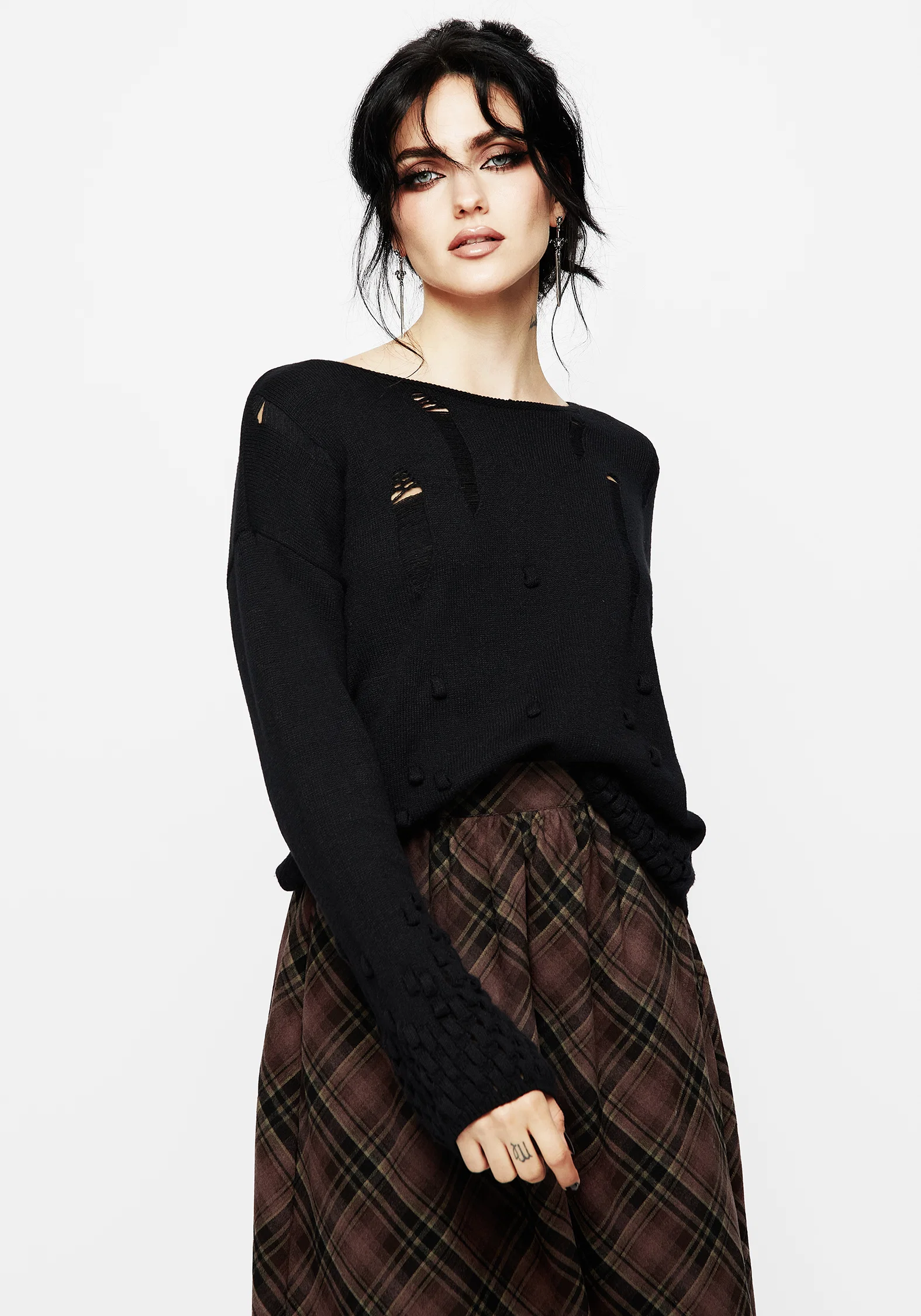 Looper Distressed Knit Jumper - Image 5