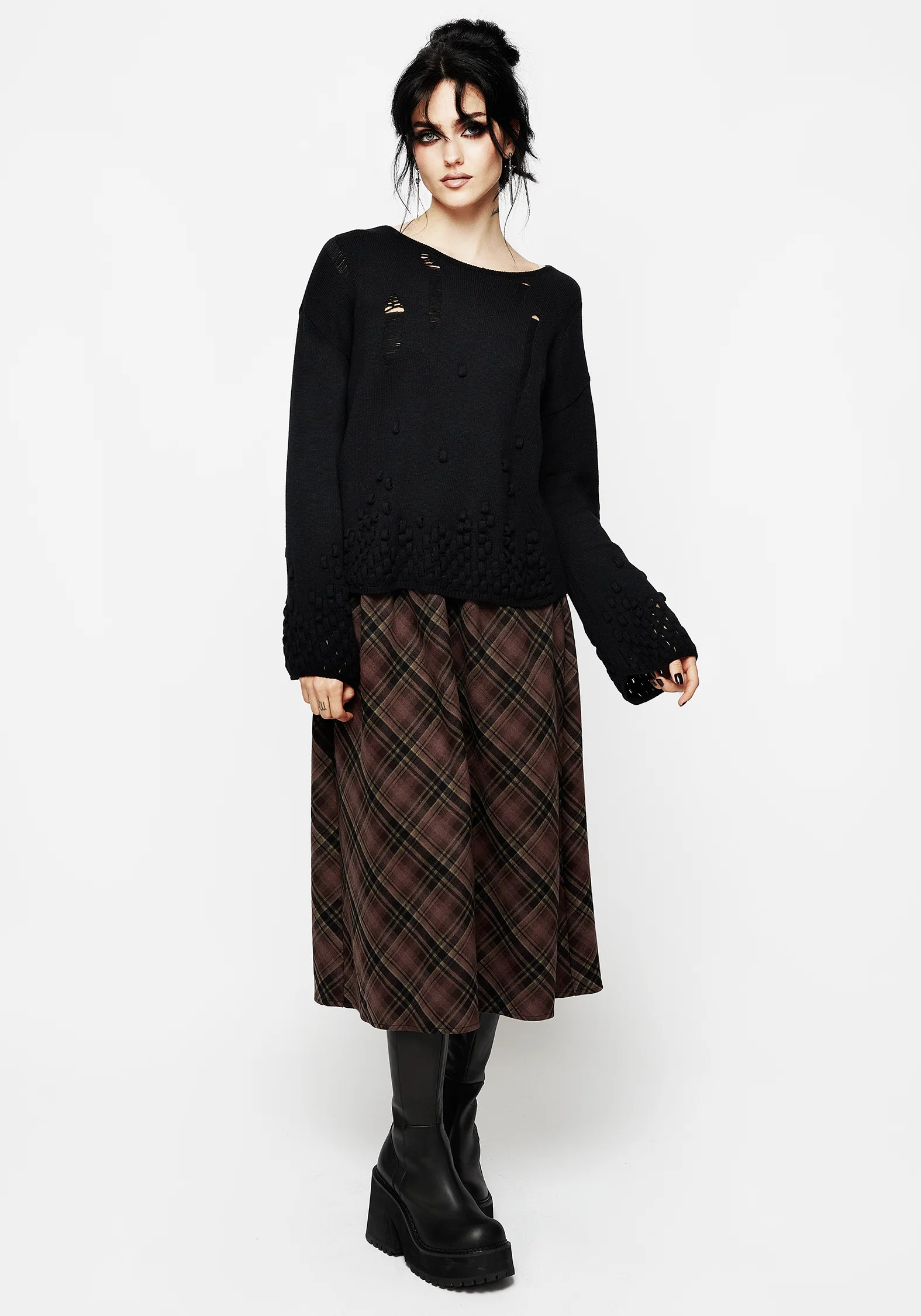 Looper Distressed Knit Jumper - Image 6