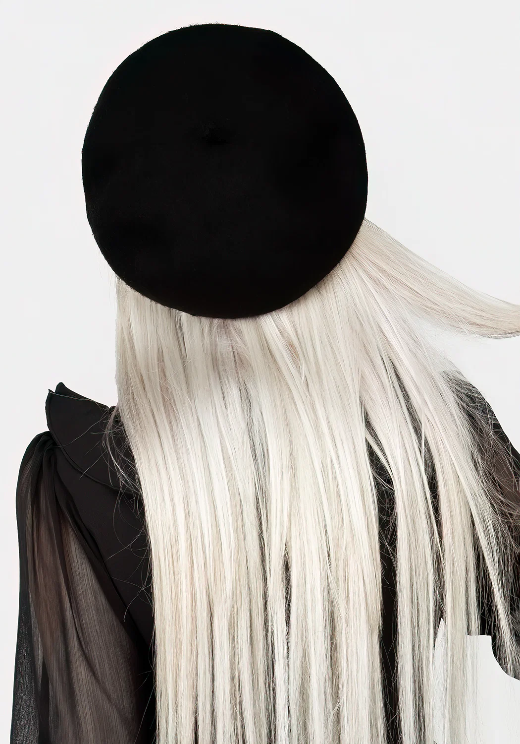 Lunar Embroidered Beret - Image 4