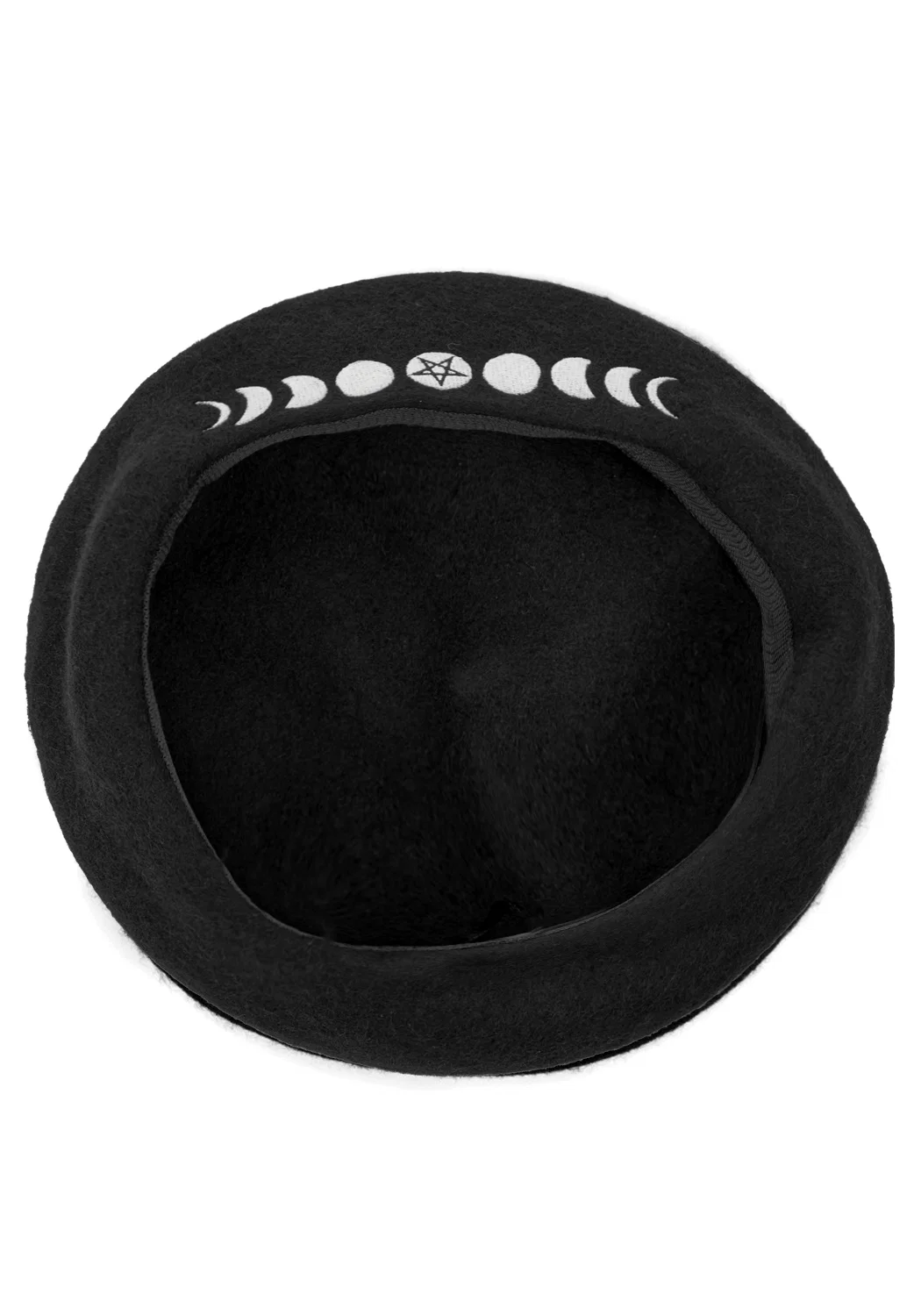 Lunar Embroidered Beret - Image 8
