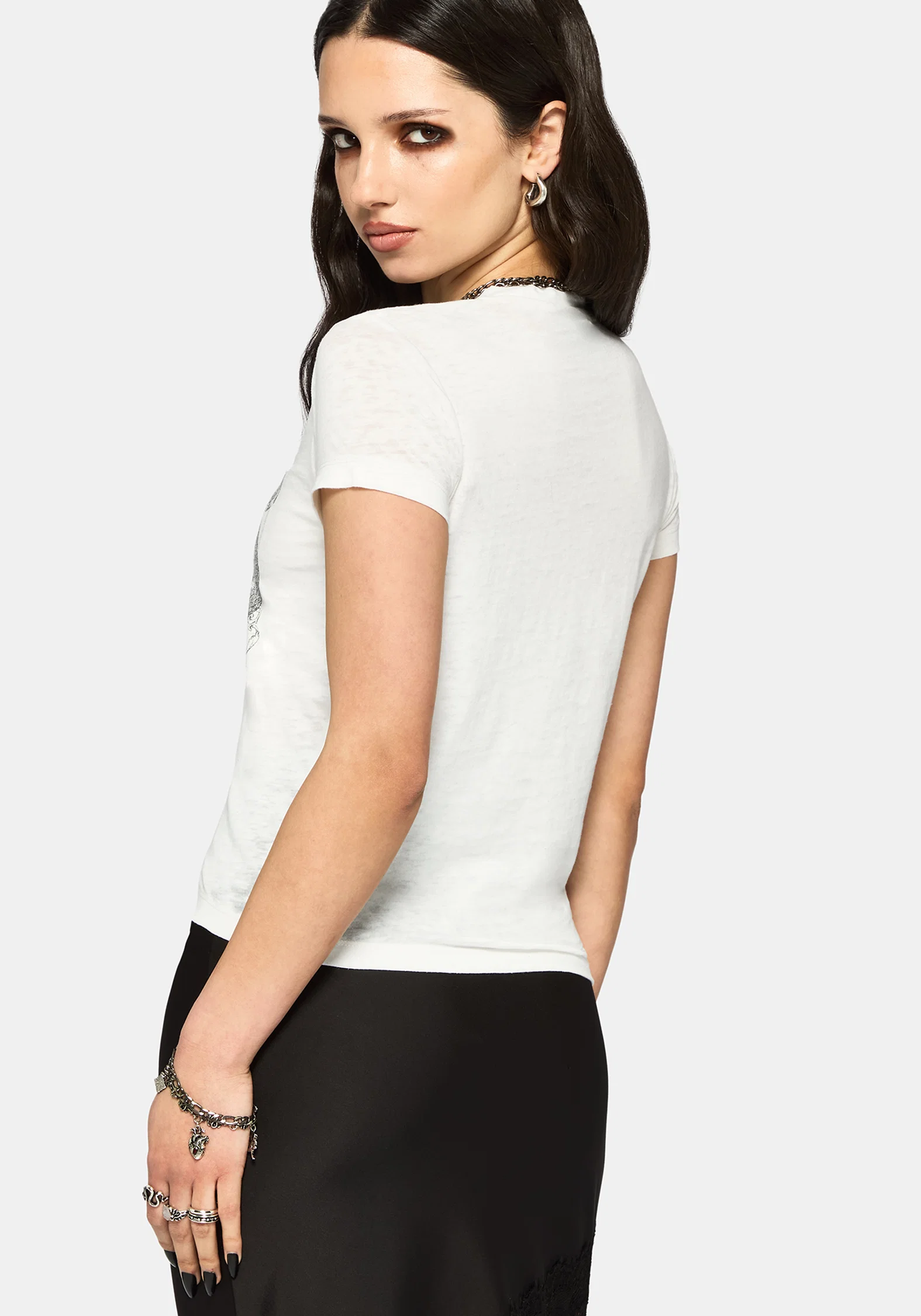 Lux Serpent Burnout Baby Tee - Image 3