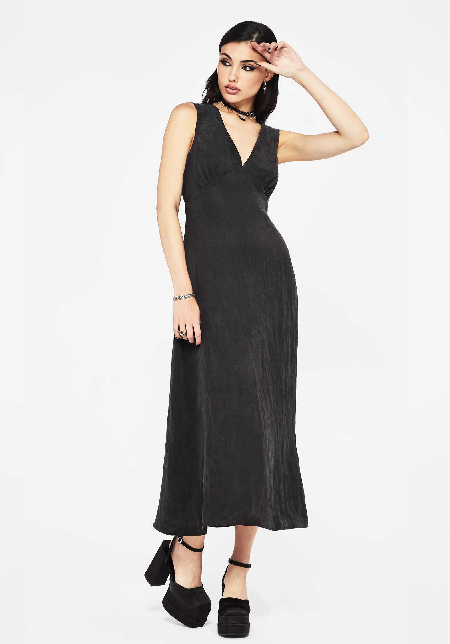 Maeve Lyocell Blend Floral Embroidered Cami Maxi Dress - Image 5